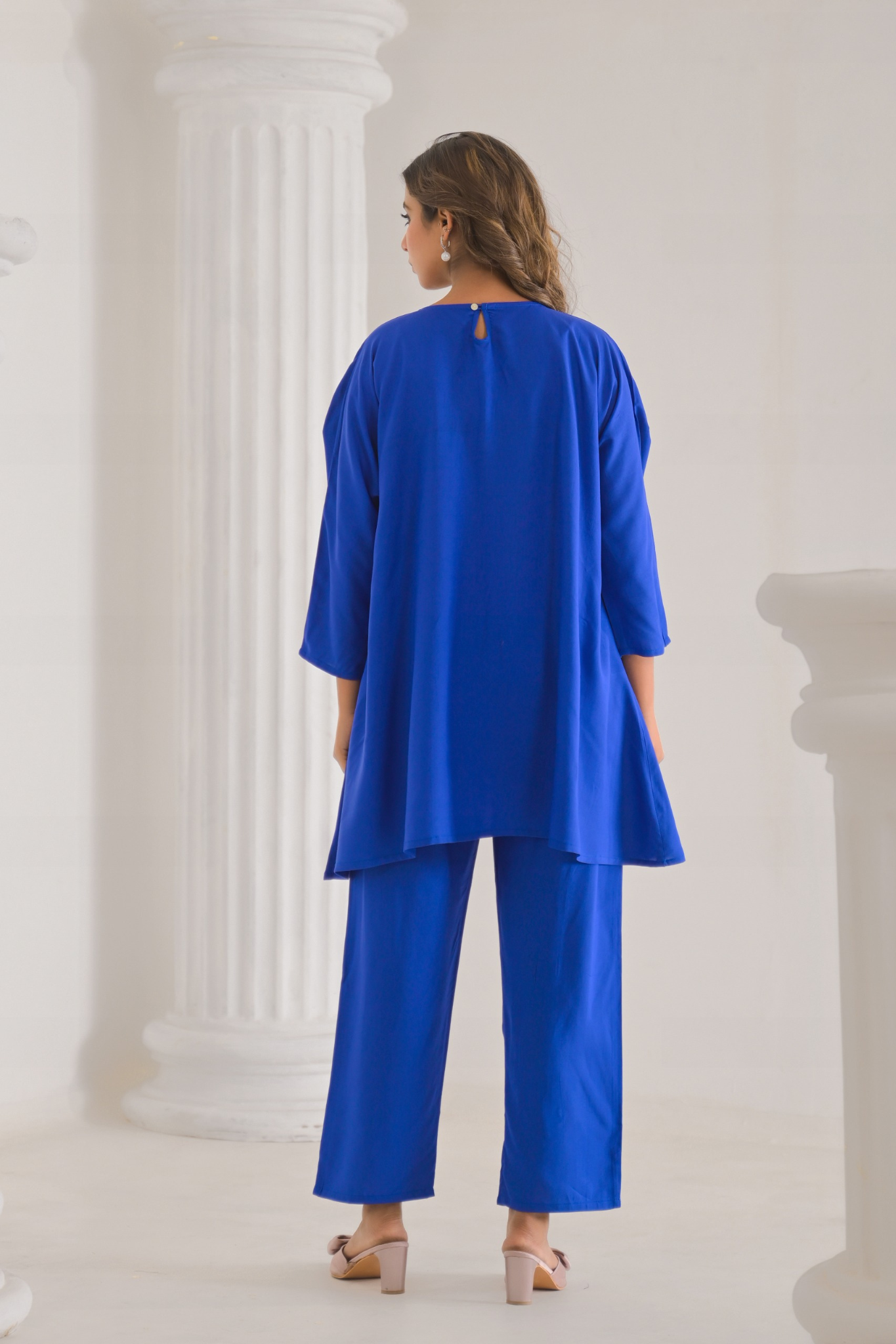 Pure Cotton Kurta Kurta Set Stitched with Thread work