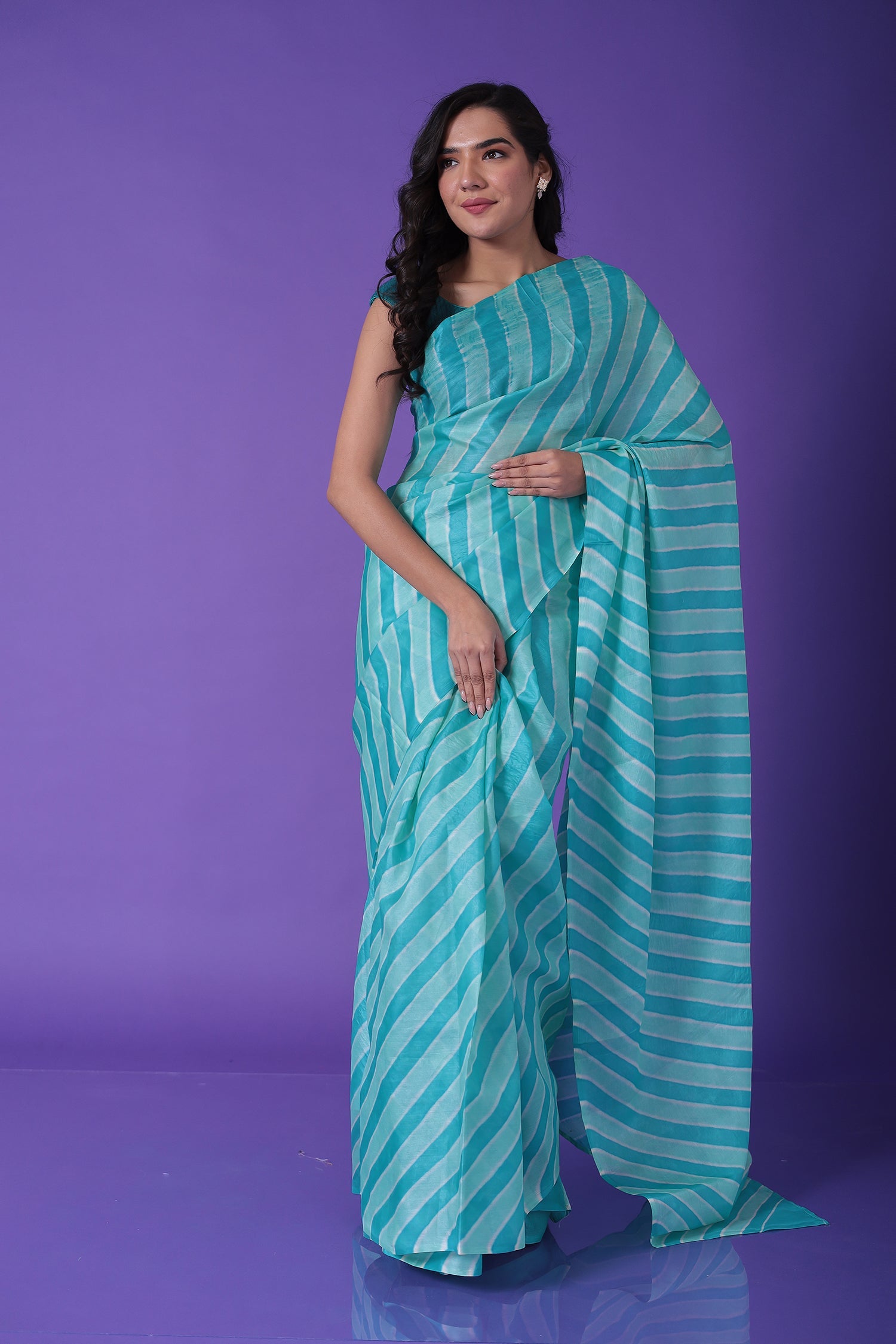 Leheriya Tussar Saree
