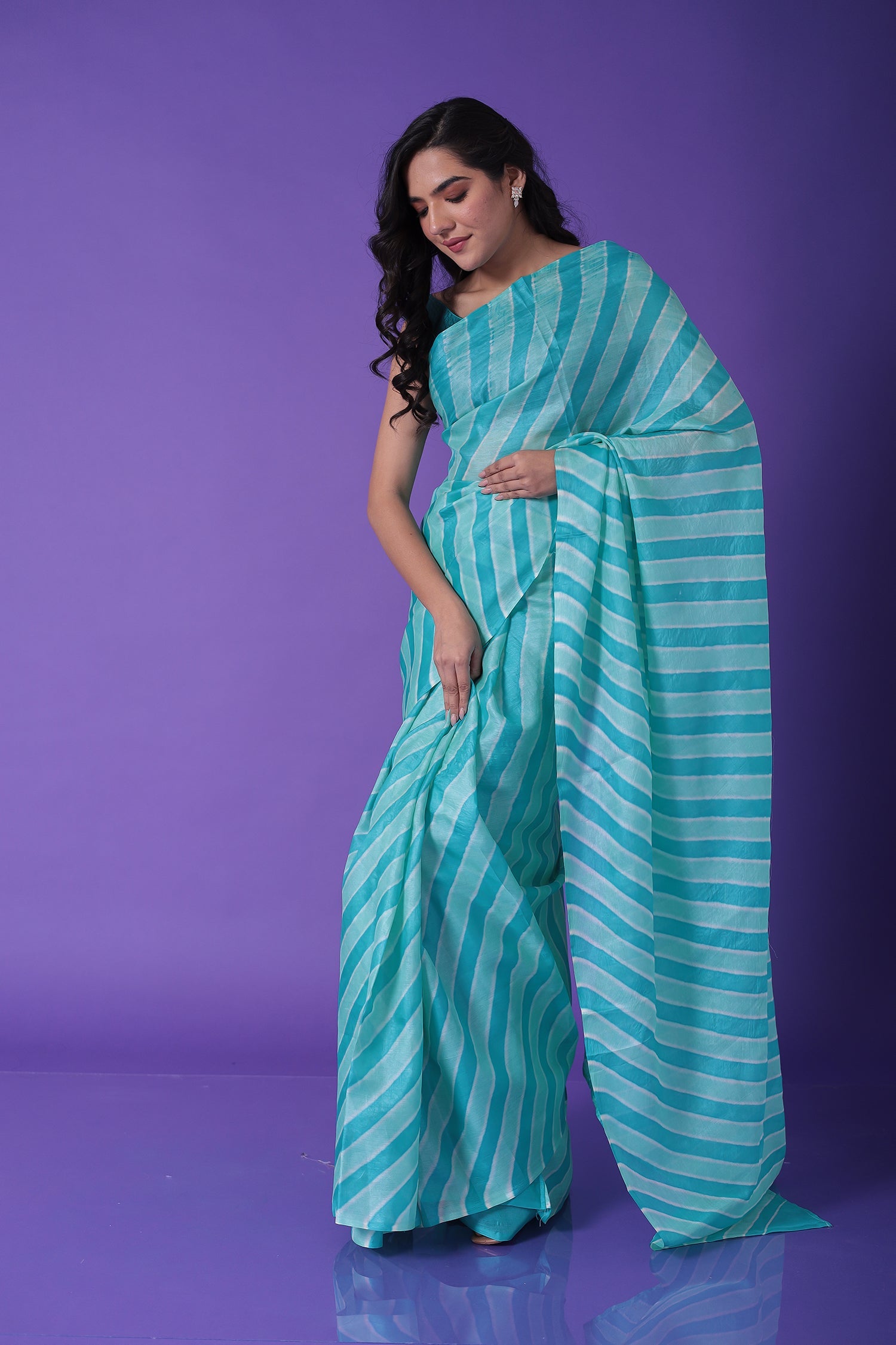 Leheriya Tussar Saree