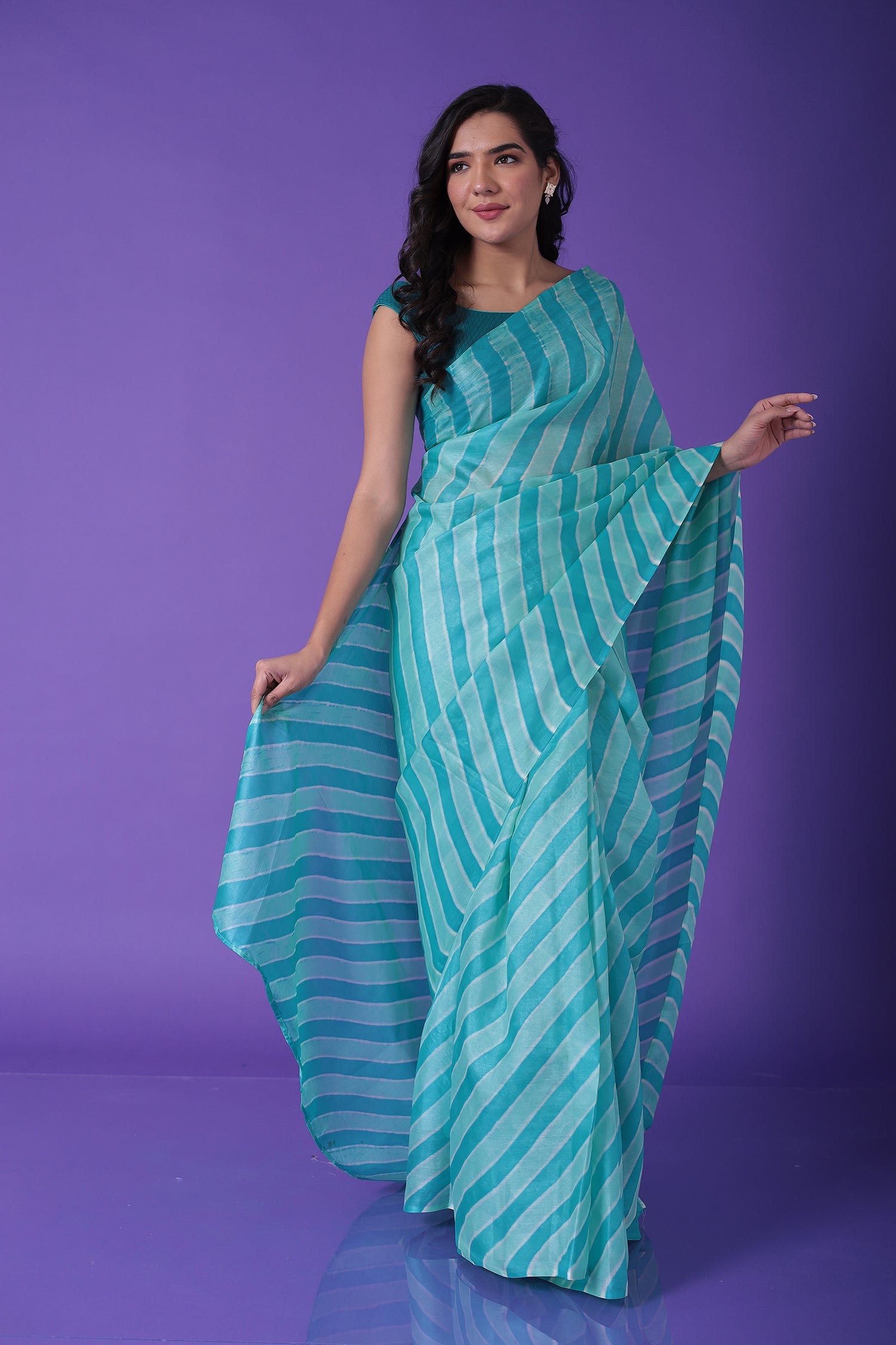 Leheriya Tussar Saree