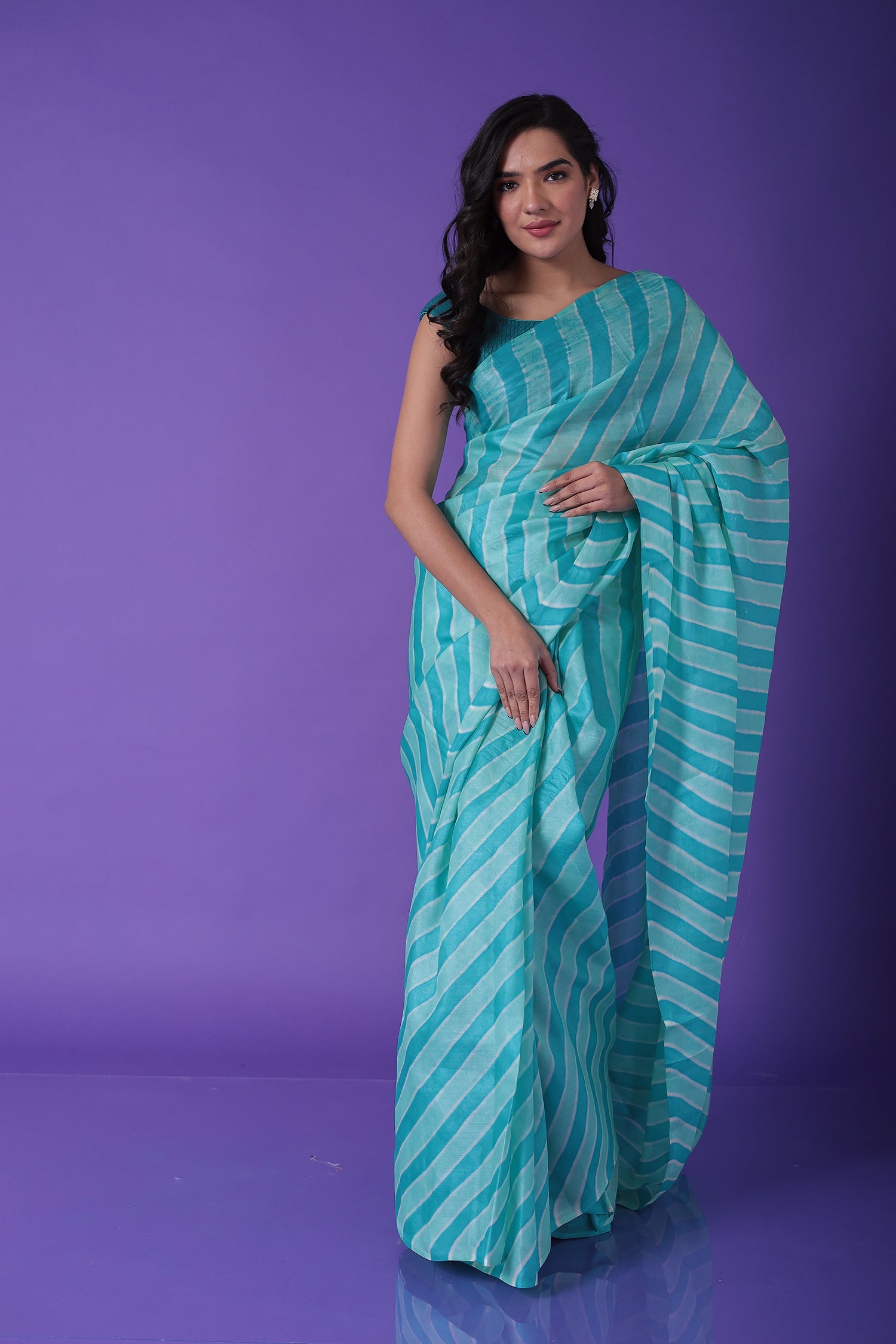 Leheriya Tussar Saree