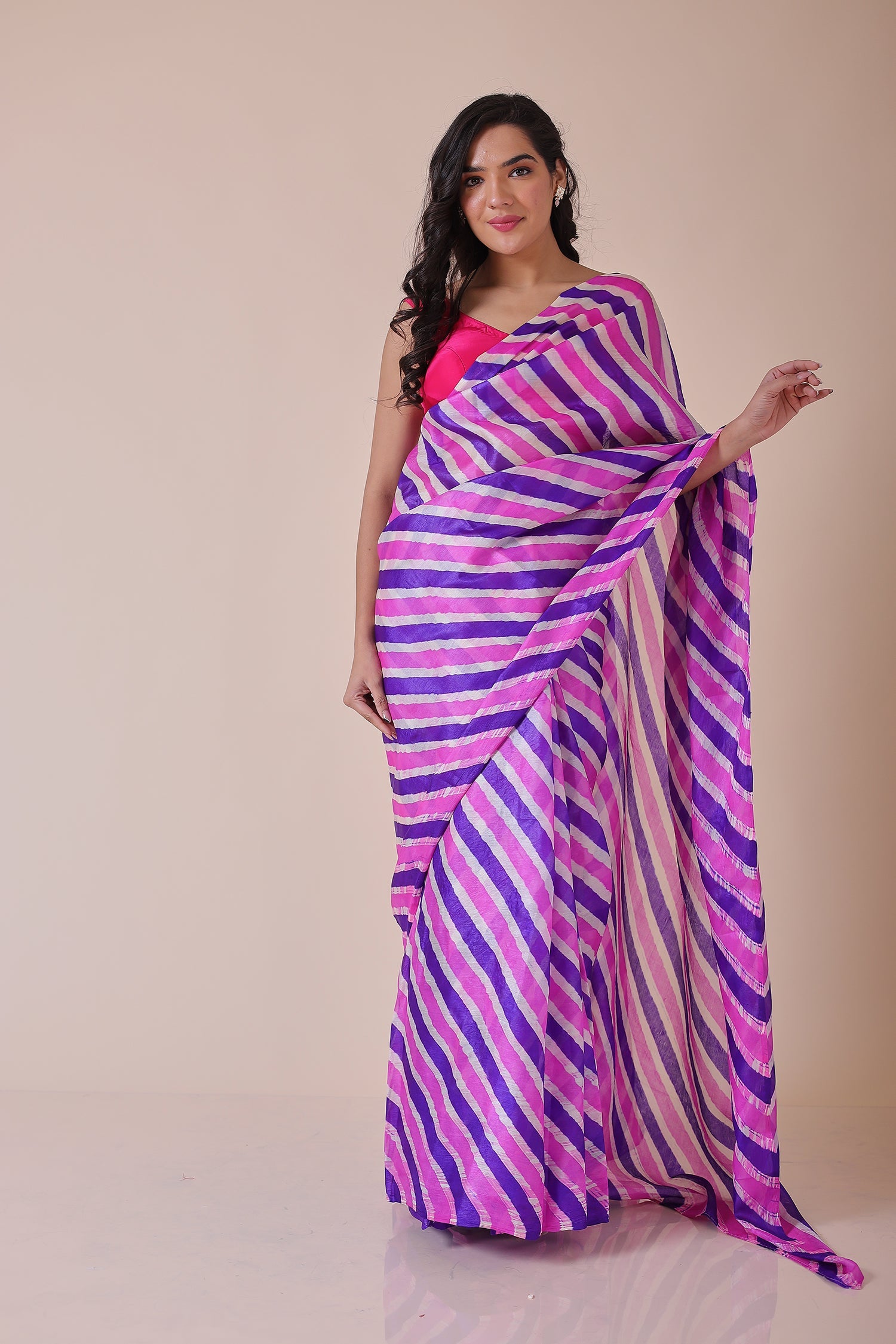Leheriya Tussar Saree