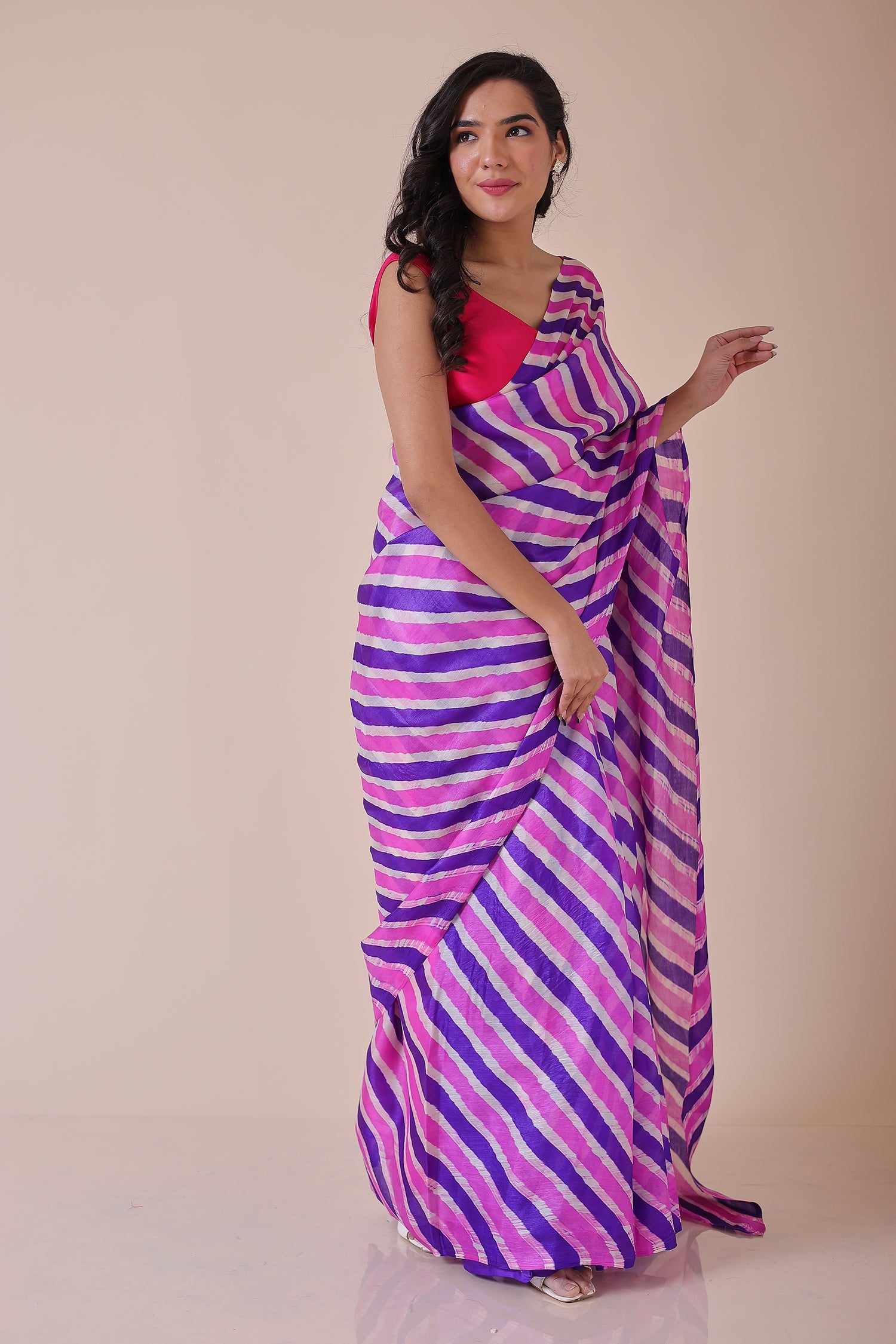 Leheriya Tussar Saree
