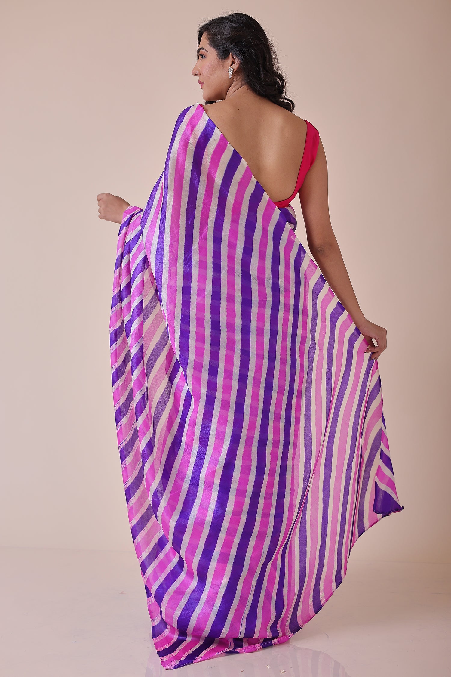 Leheriya Tussar Saree