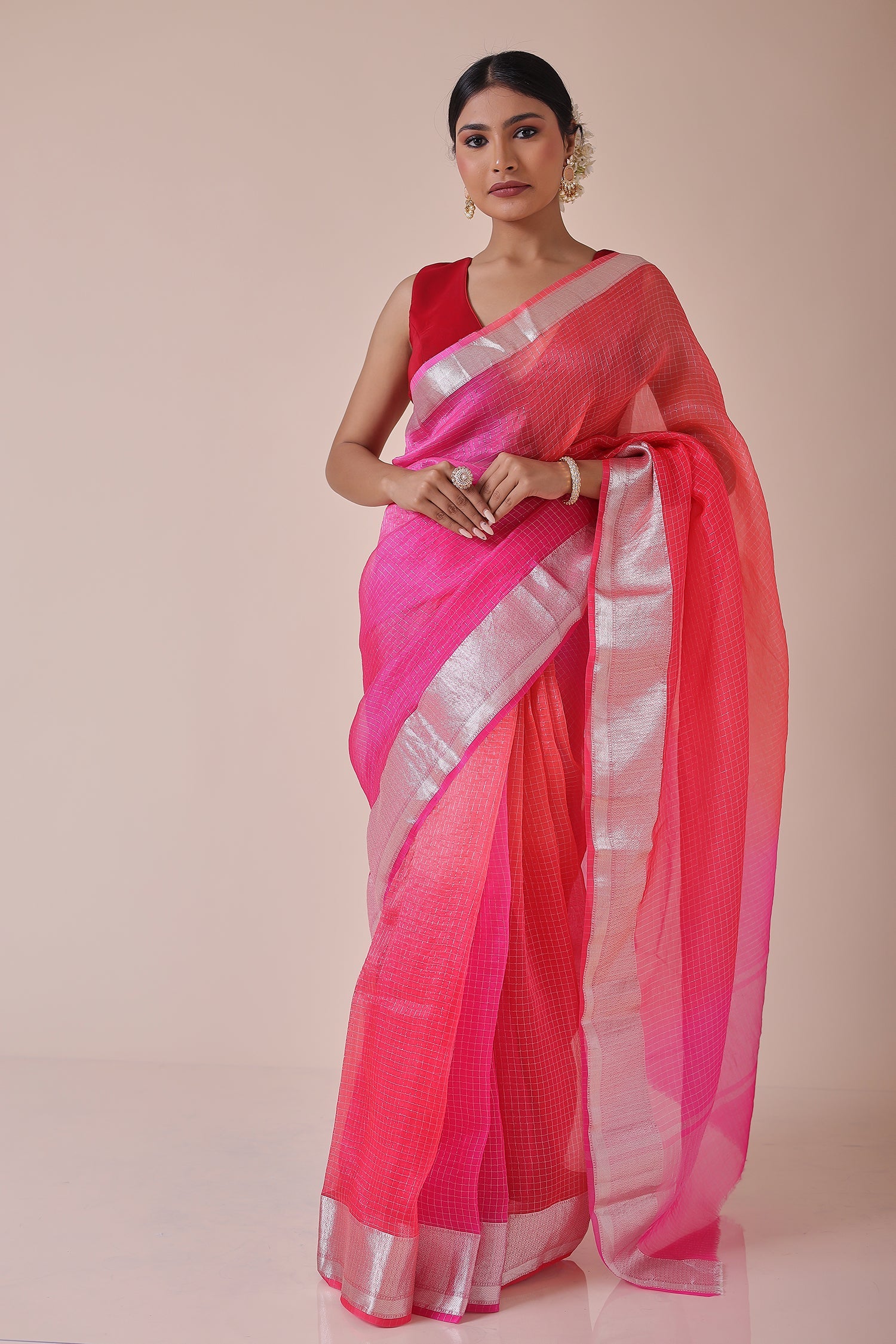Handloom Organza Saree