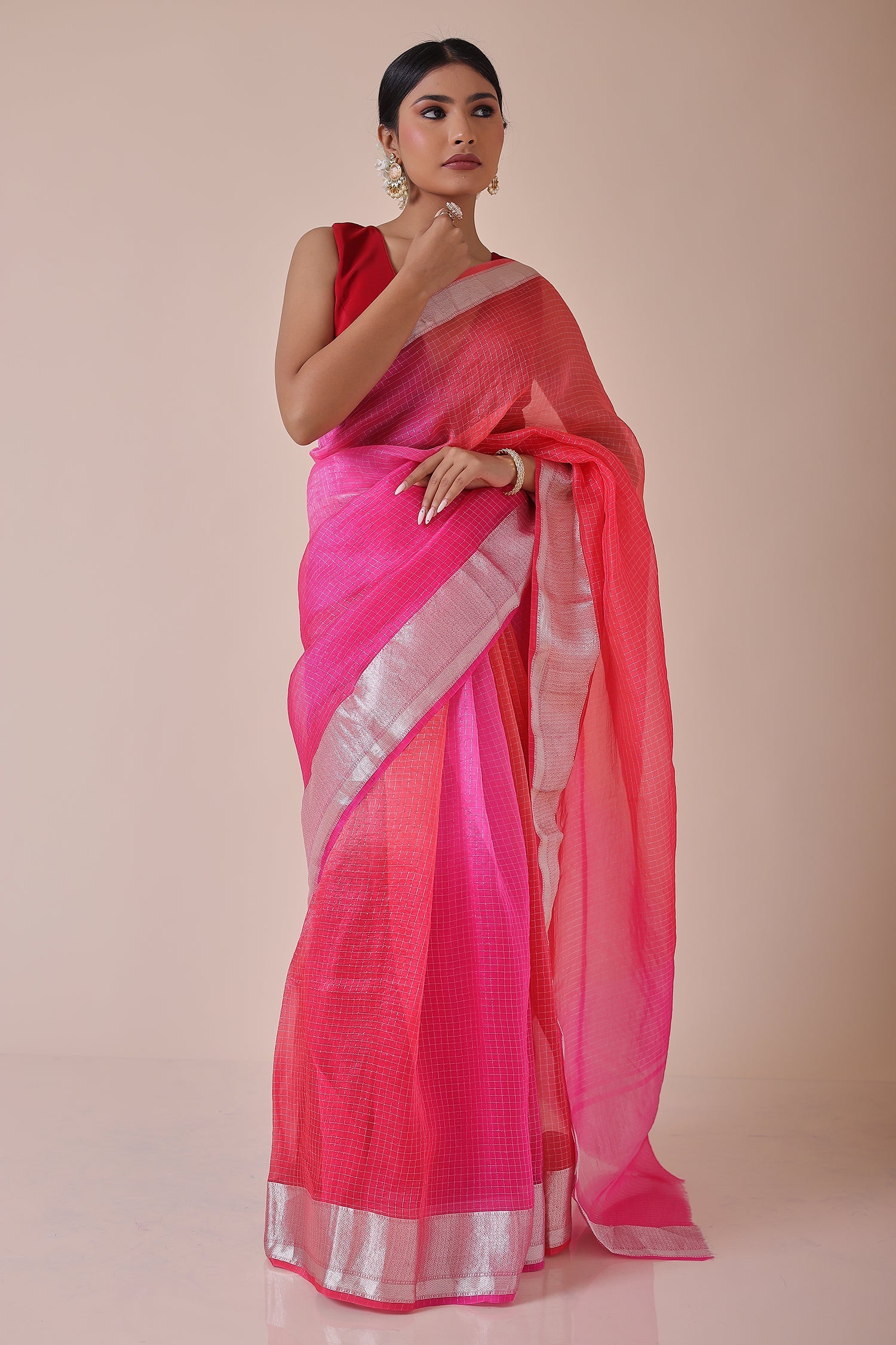 Handloom Organza Saree