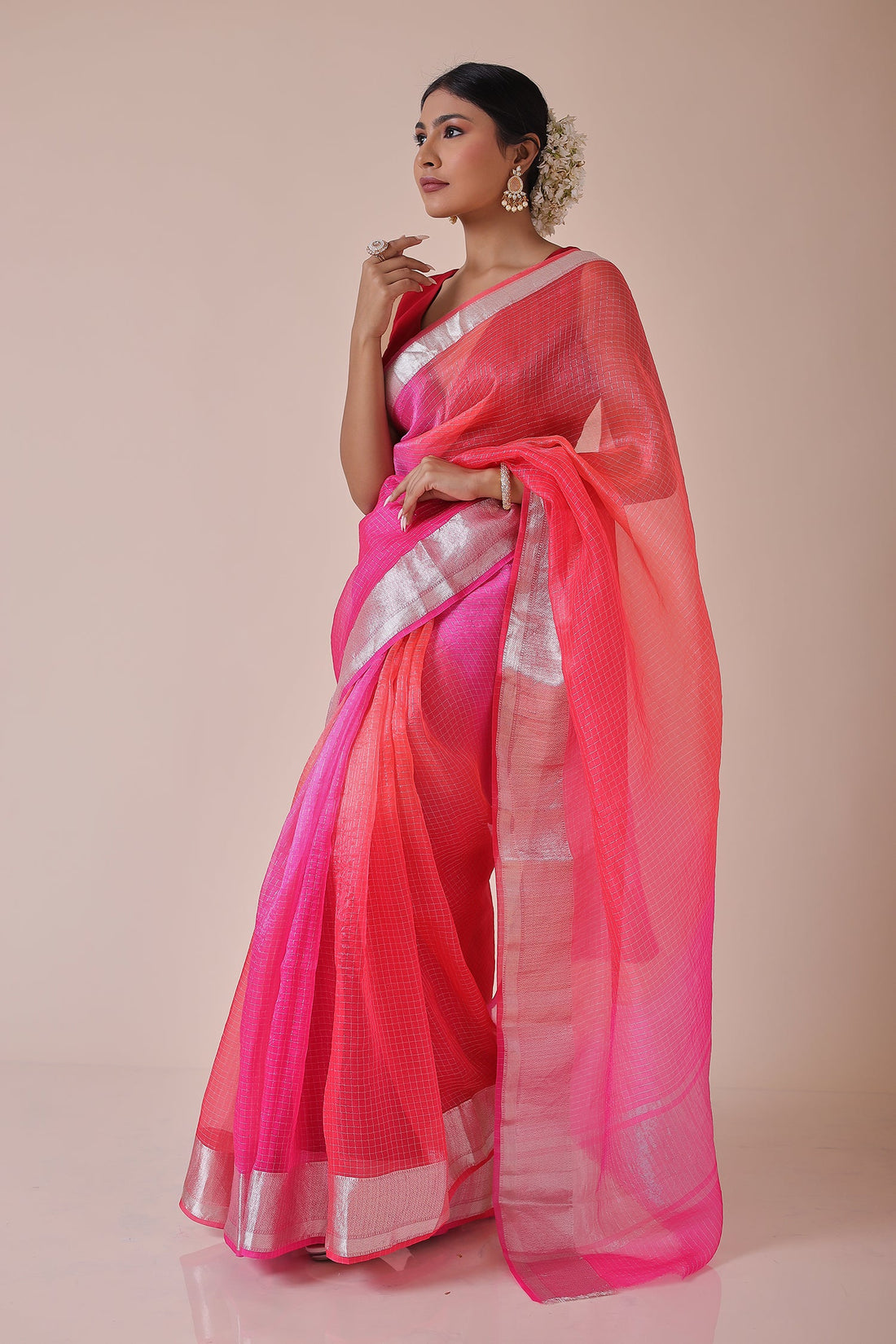 Handloom Organza Saree