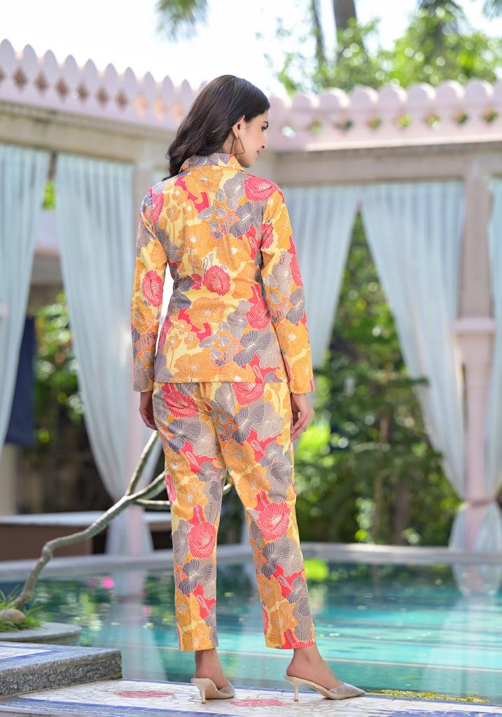 Printed Cotton Co Ords  Set