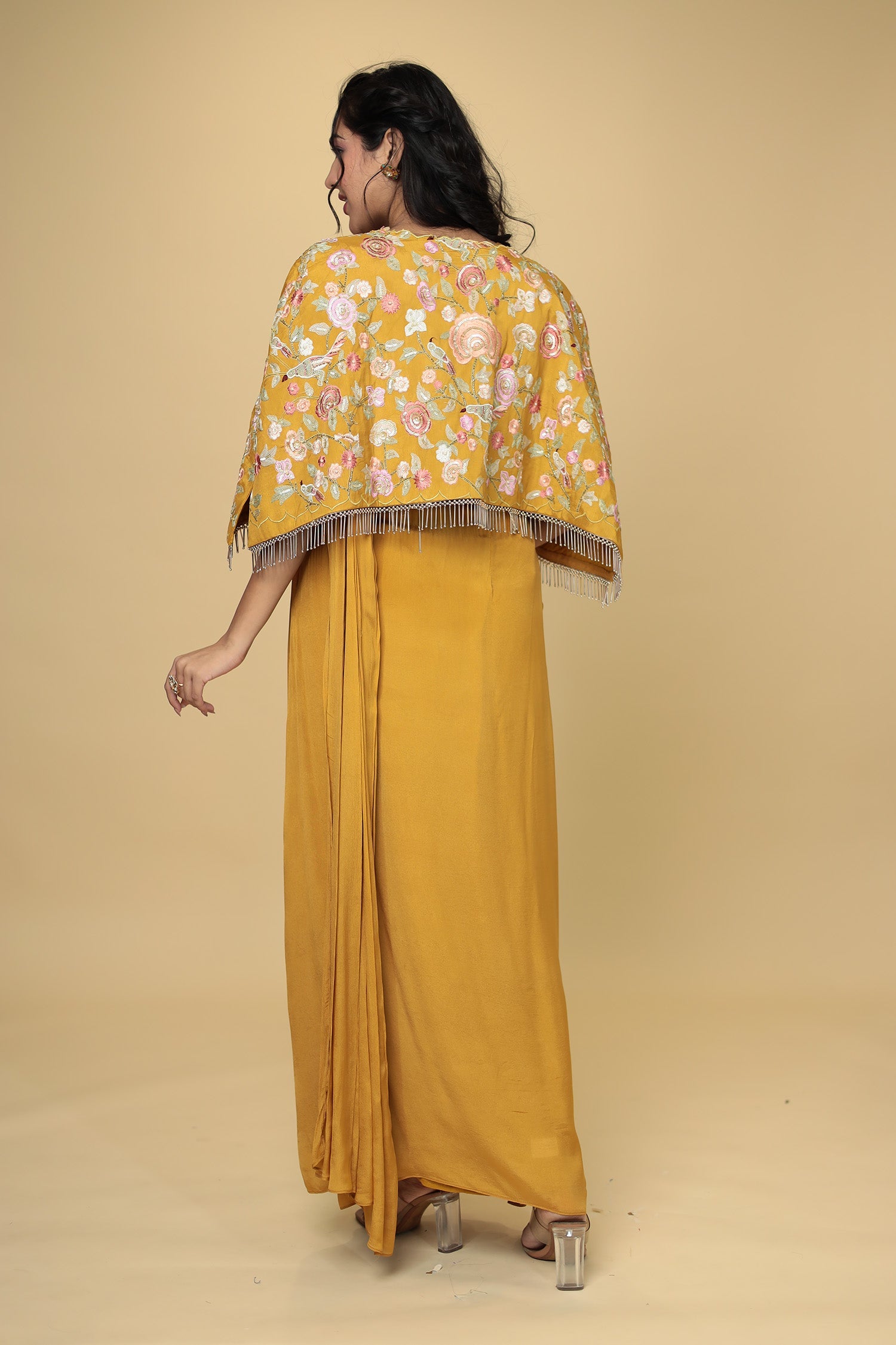 Chinon Indo Western Embellished with Thread work