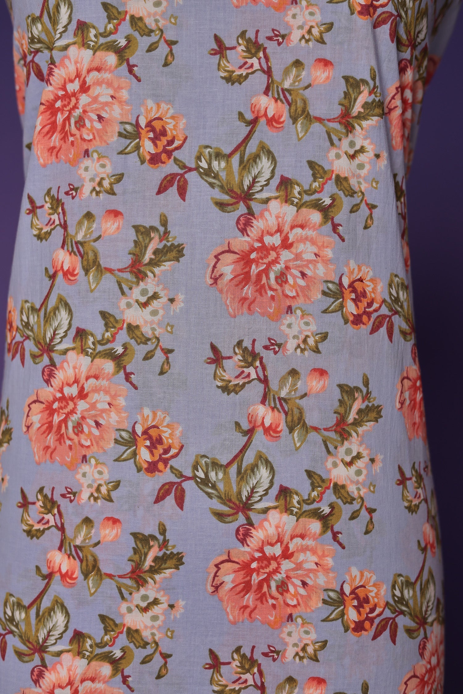 Printed Cotton Unstitched Suit