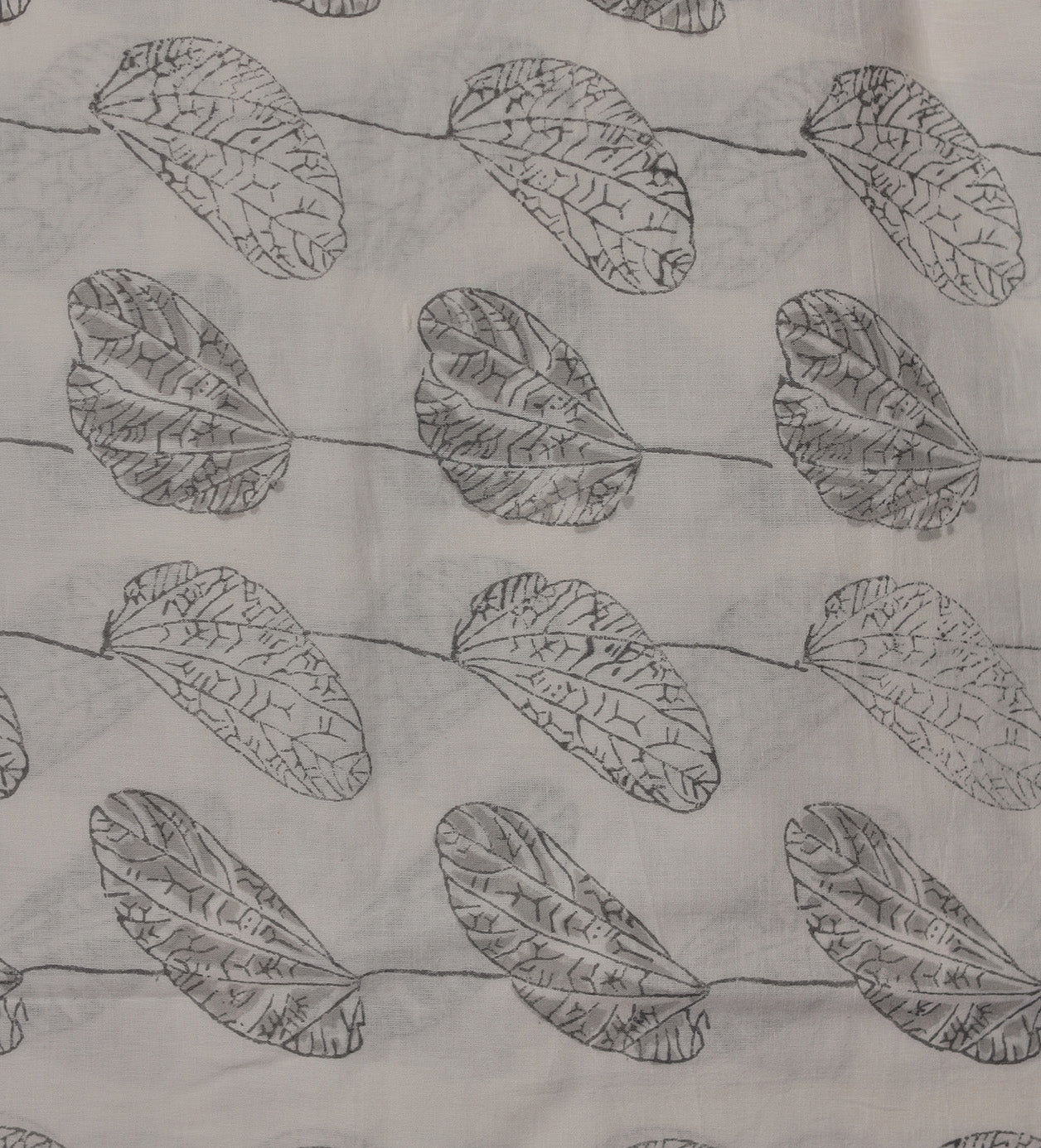 Printed Chanderi Unstitched Suit with Zari Border