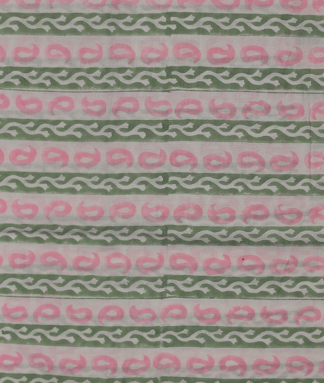 Printed Chanderi Unstitched Suit with Zari Border