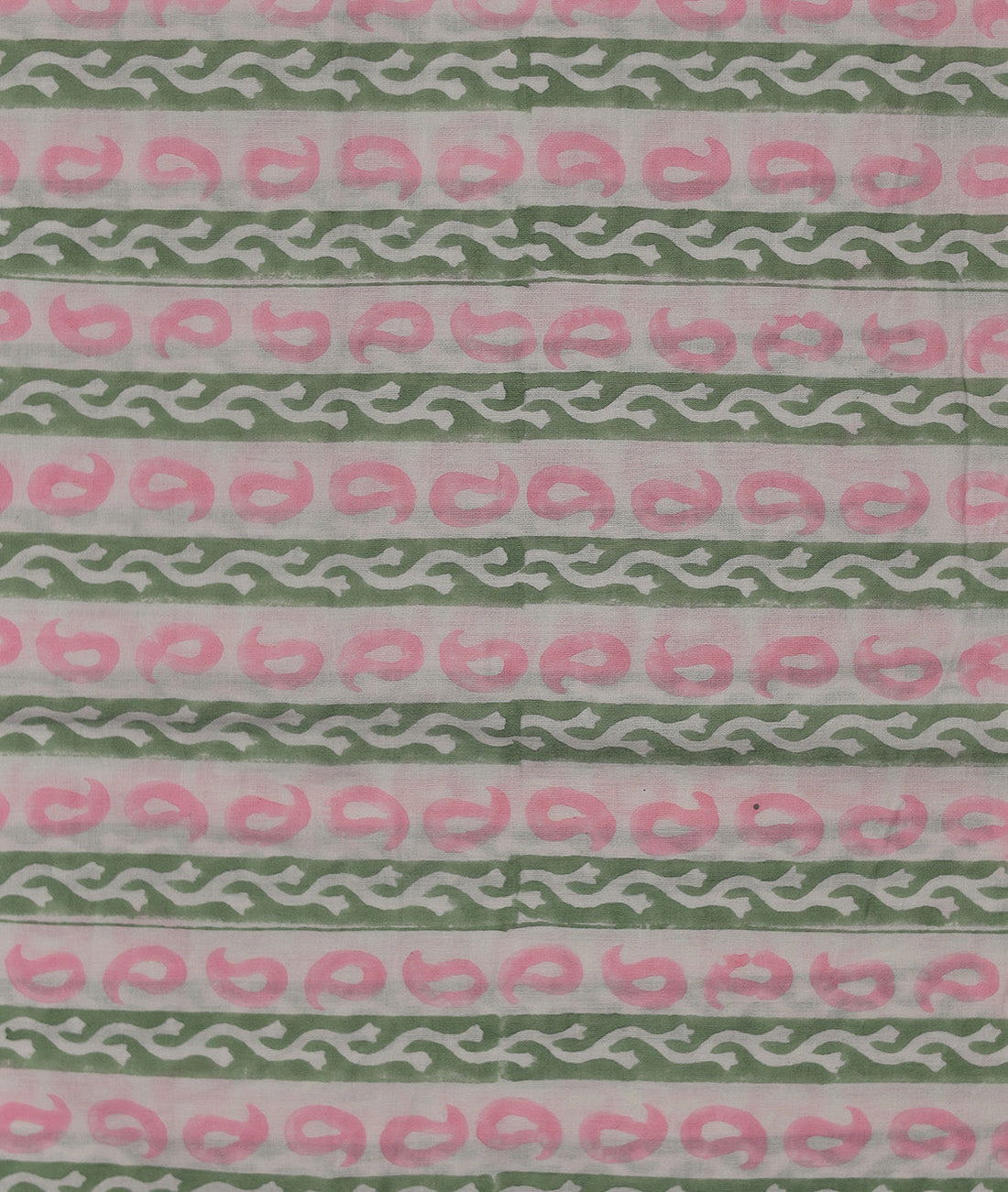 Printed Chanderi Unstitched Suit with Zari Border