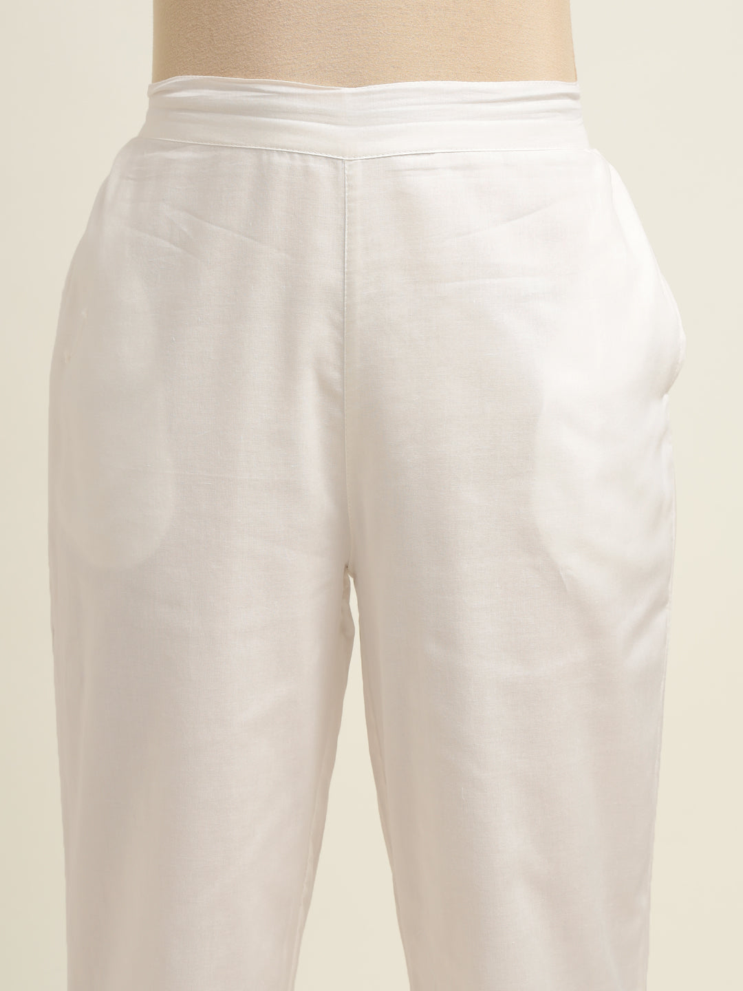 Pure Cotton Kurta Set with Embroidered work