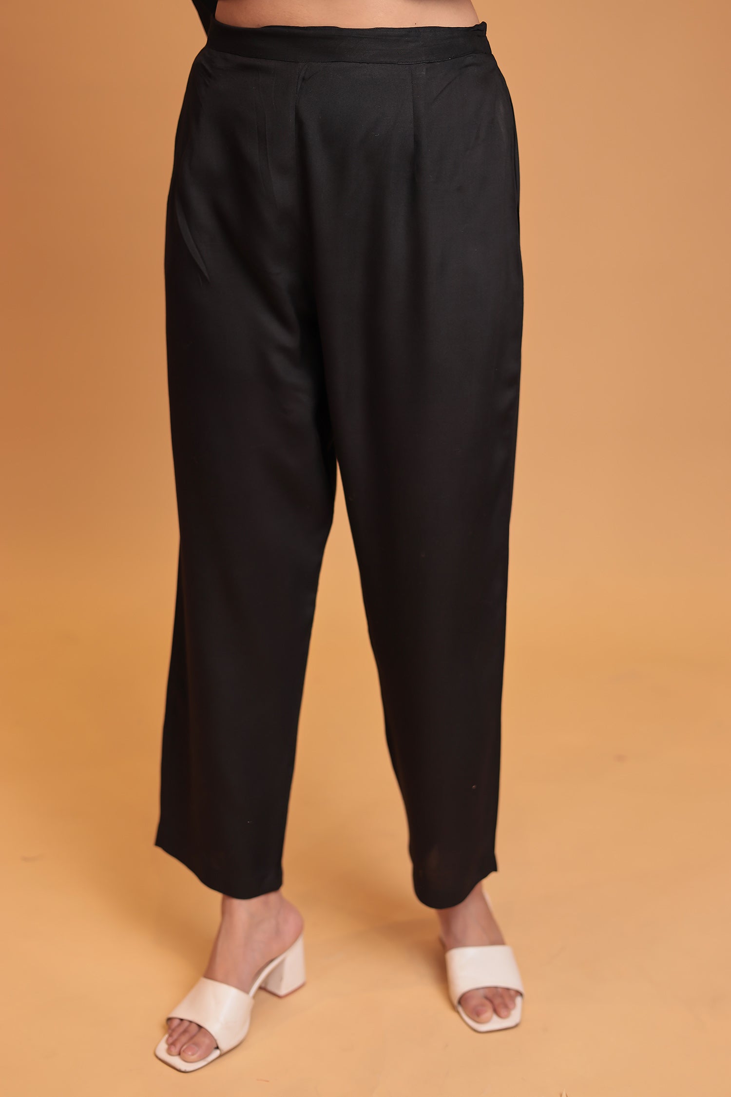 Silk Blend Co Ords Set with Foil work