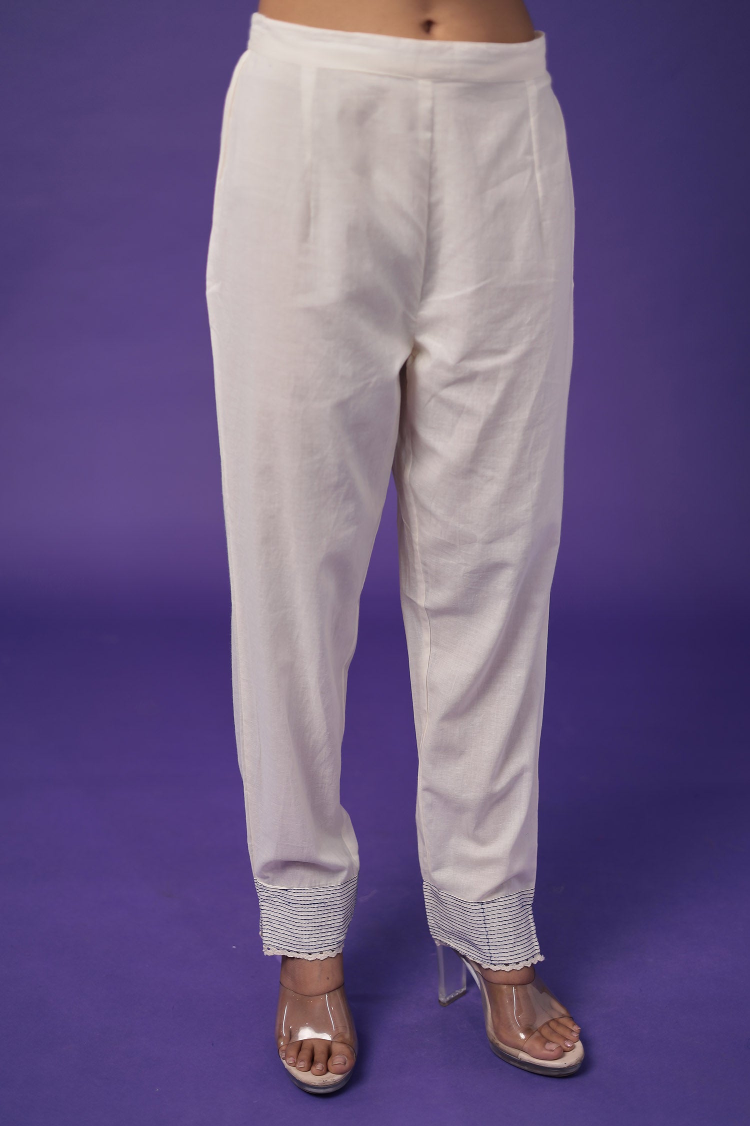 Pure Cotton Kurta Set Stitched with Thread work