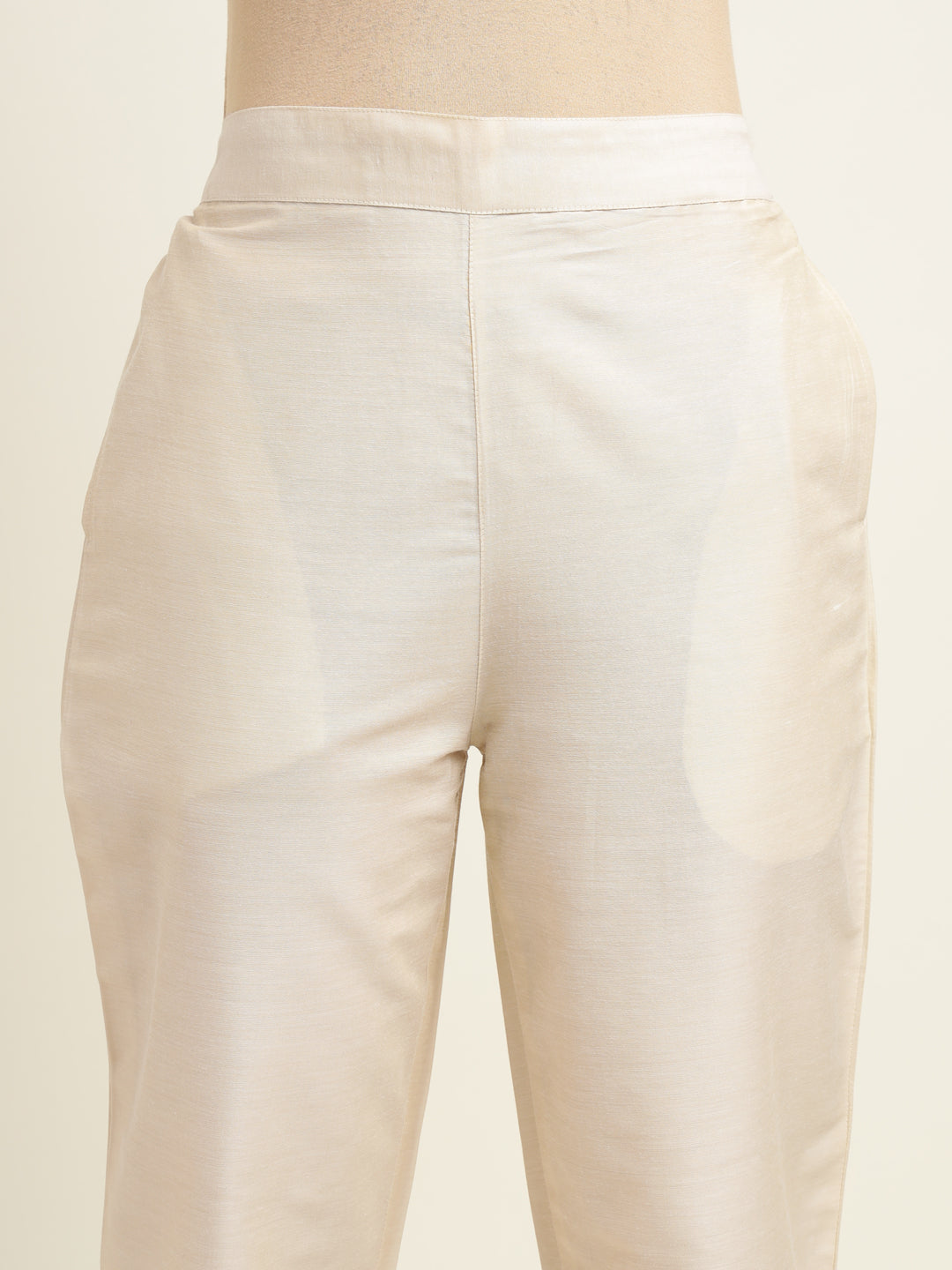 Jacket Style Banarasi Silk Kurta Set Stitched