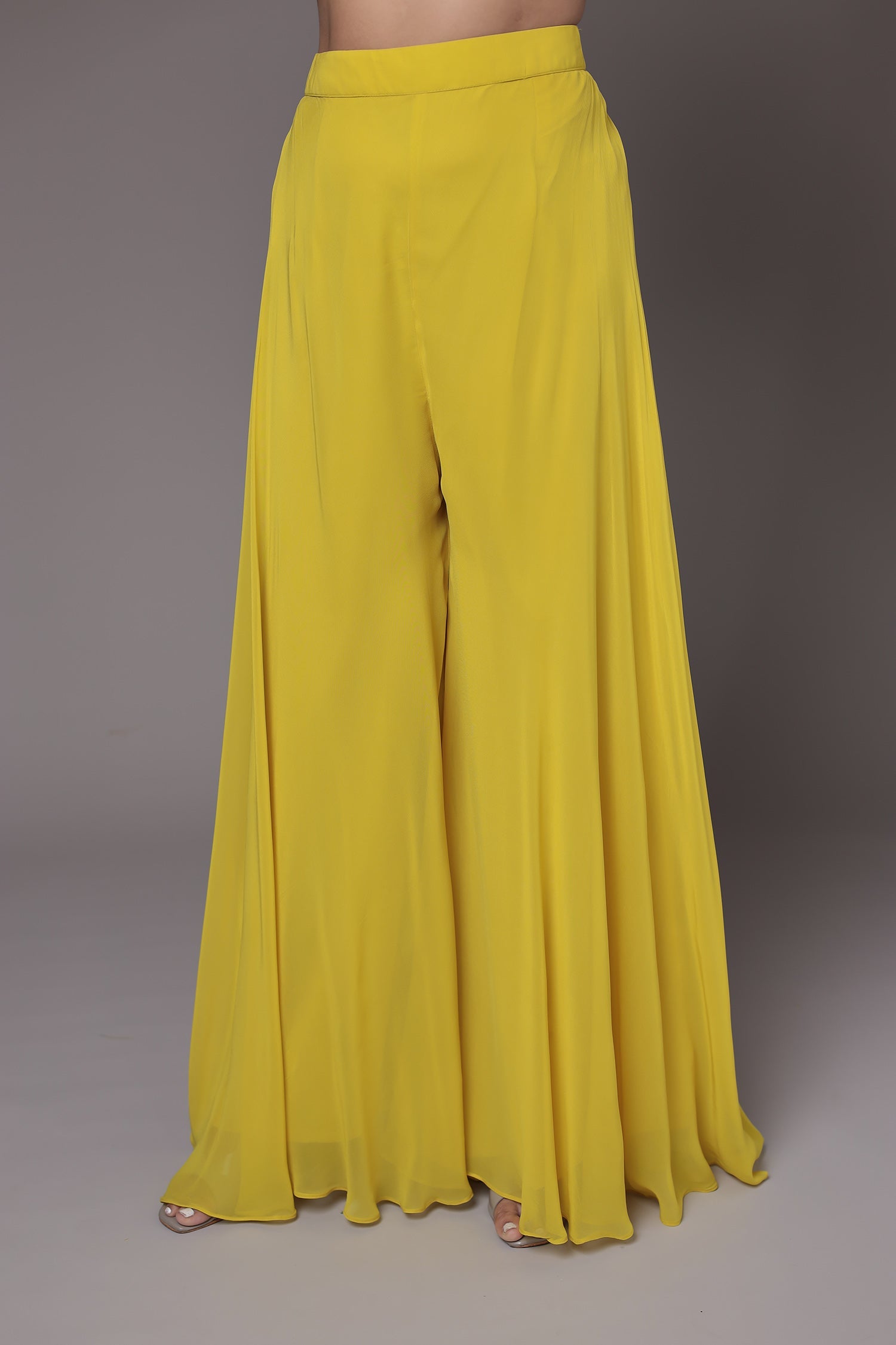 Georgette Indowestern Embellished with Mirror work