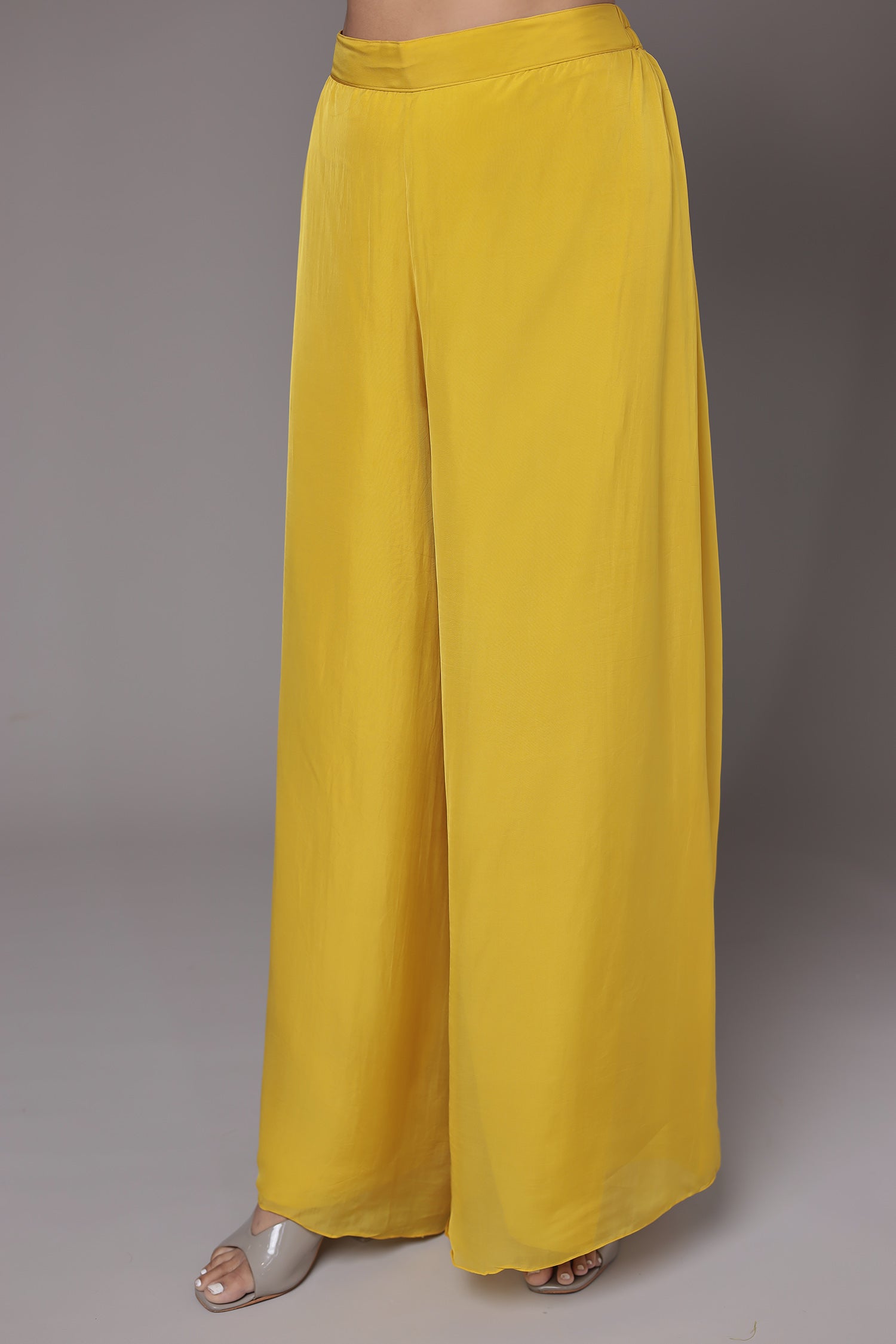 Georgette Indowestern Suit with Pearl and Embellished work