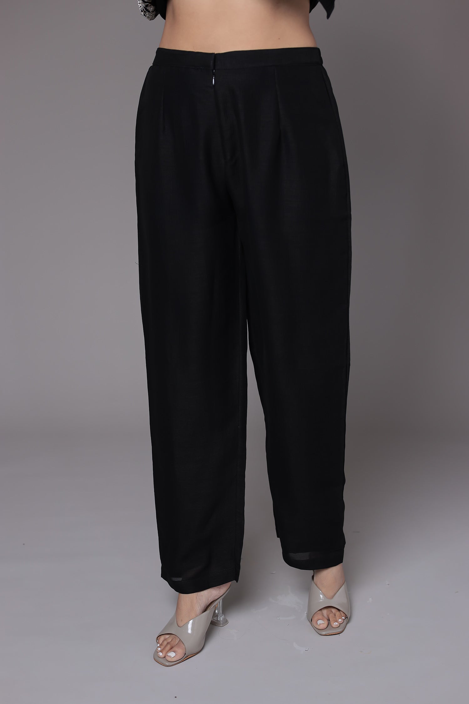 Silk Anarkali Suit with Embroidered work