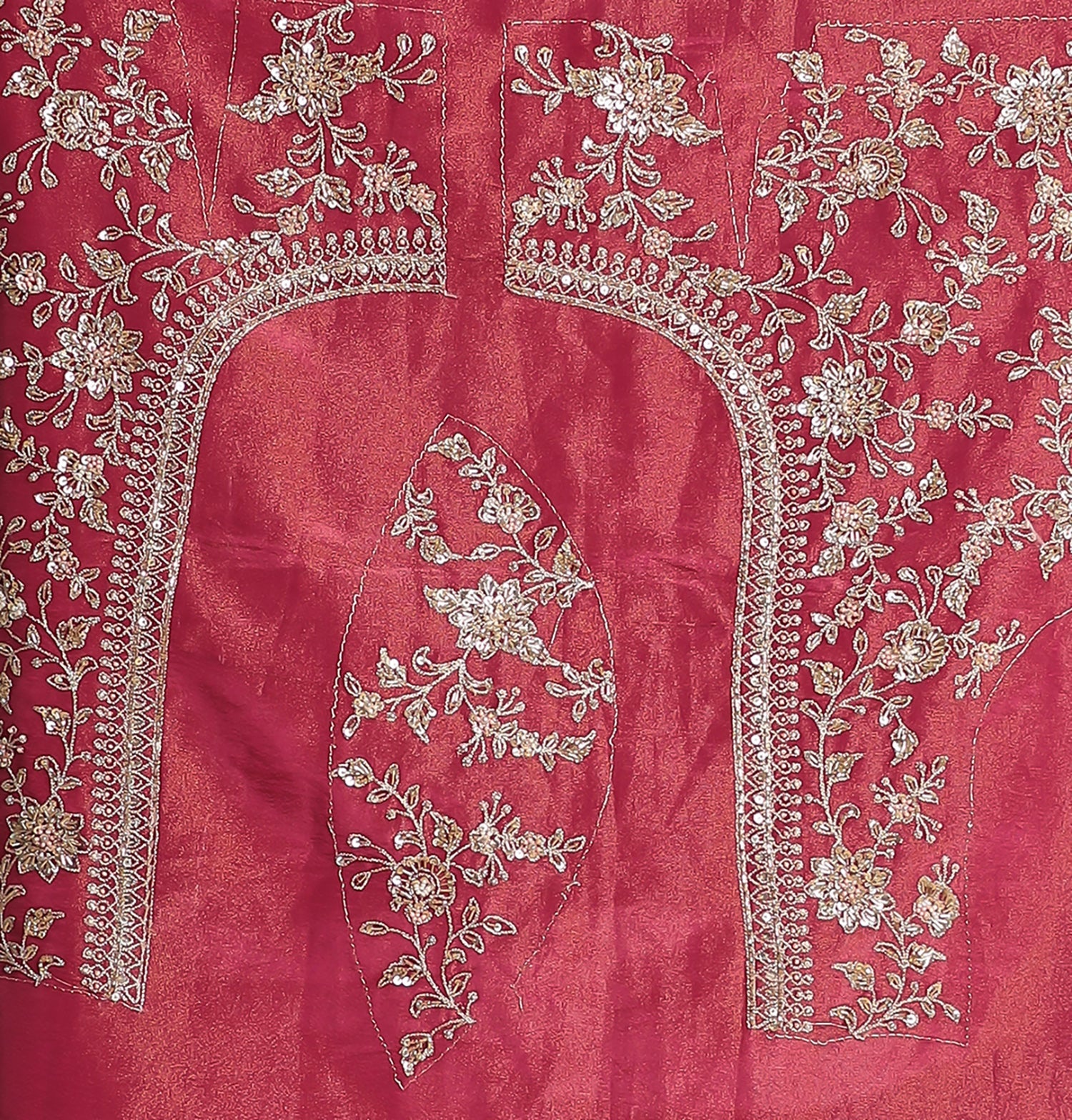 Silk Lehenga with Exquisite Zardozi Embroidery