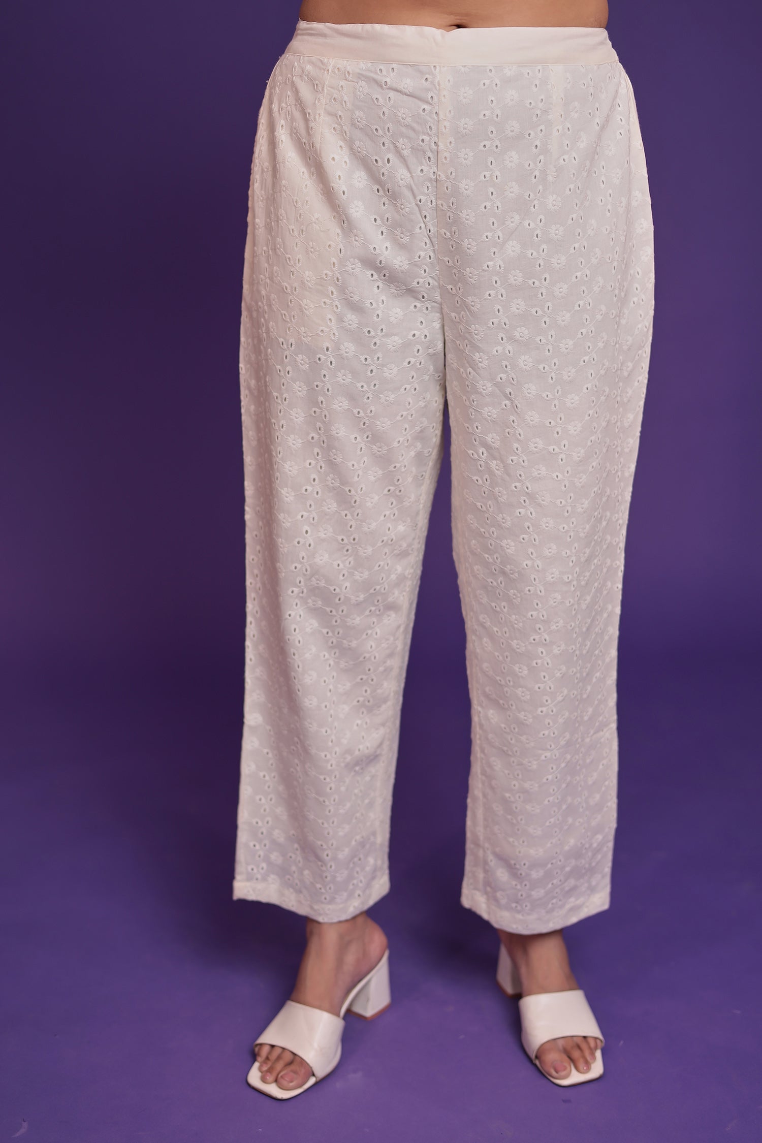 Shiffli Co Ords Set with Thread work