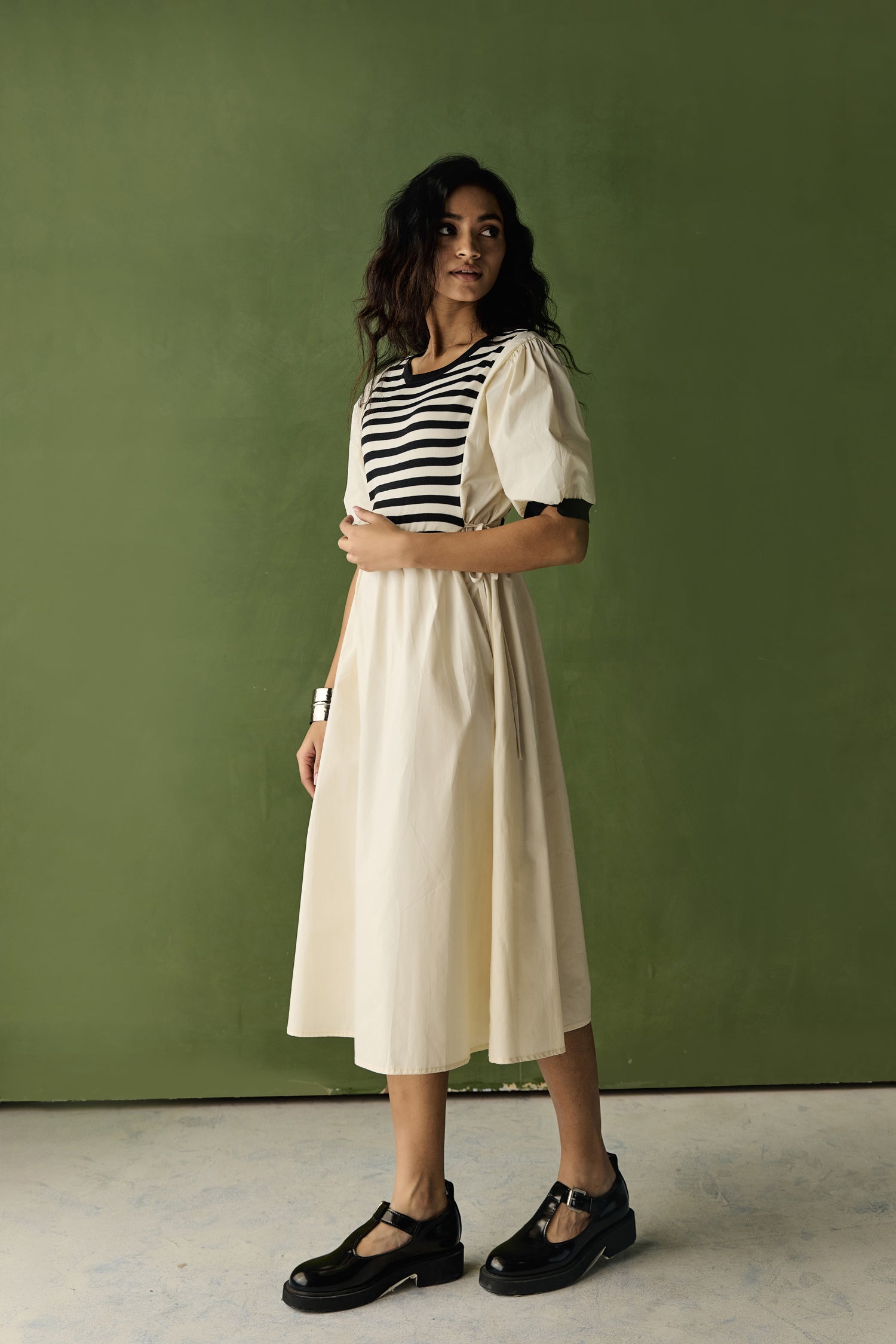 Stripe French  Dress