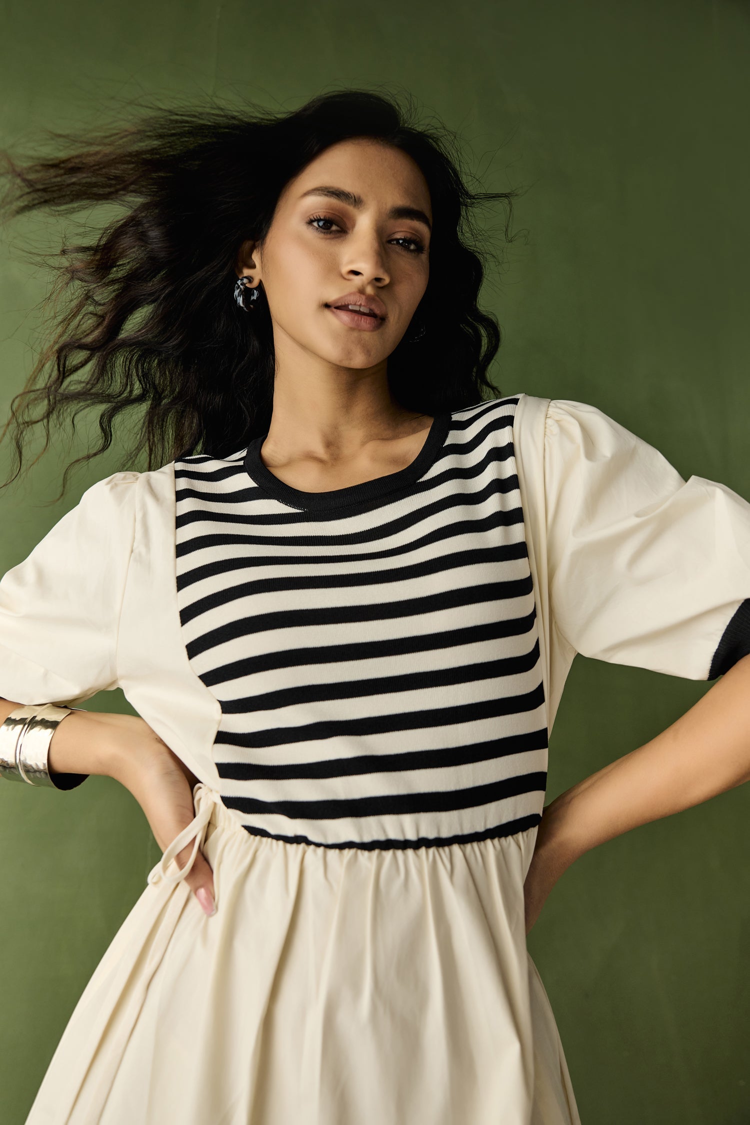 Stripe French  Dress