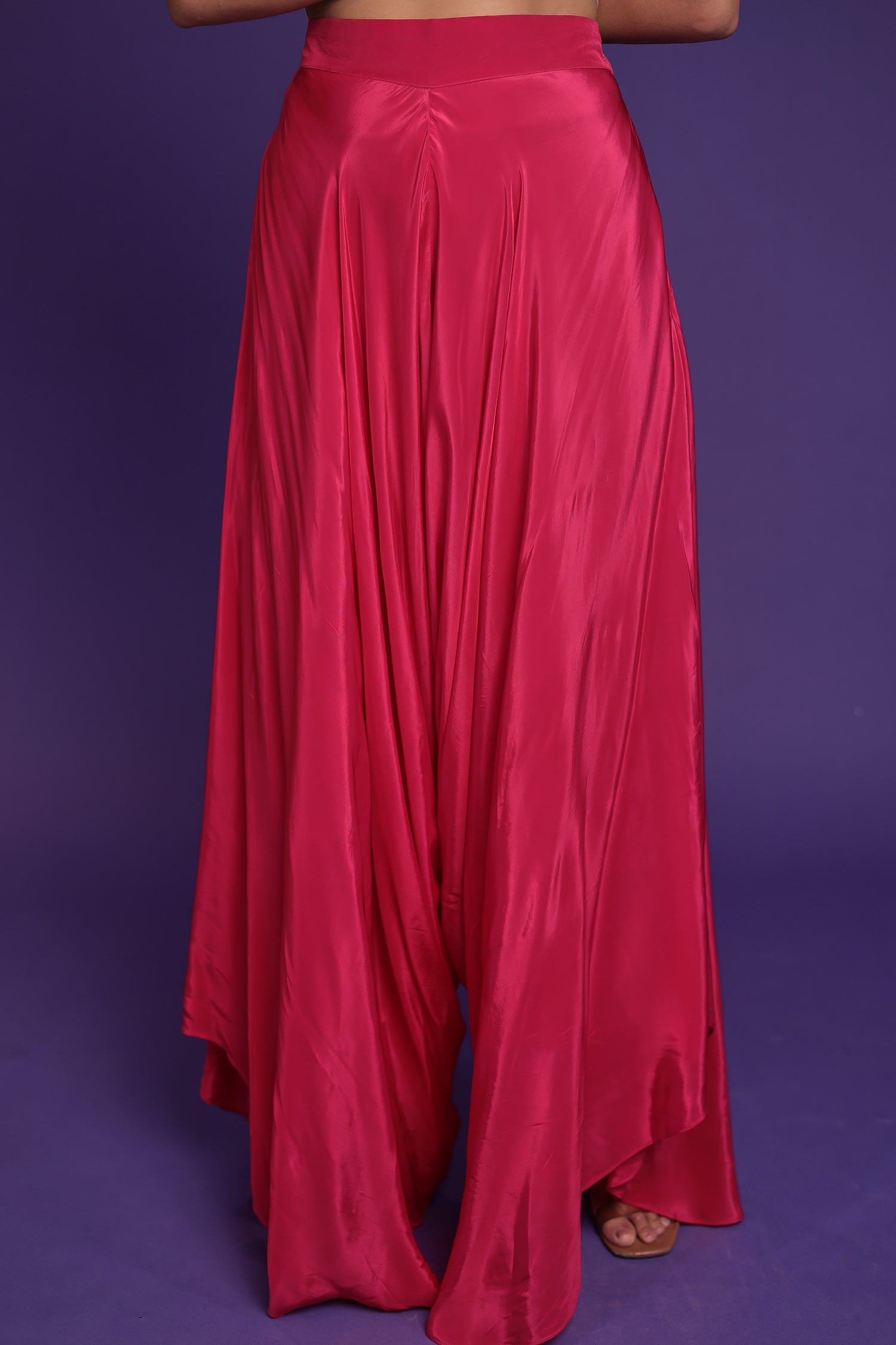 Chinon Silk Indo Western with Pearl and Thread work