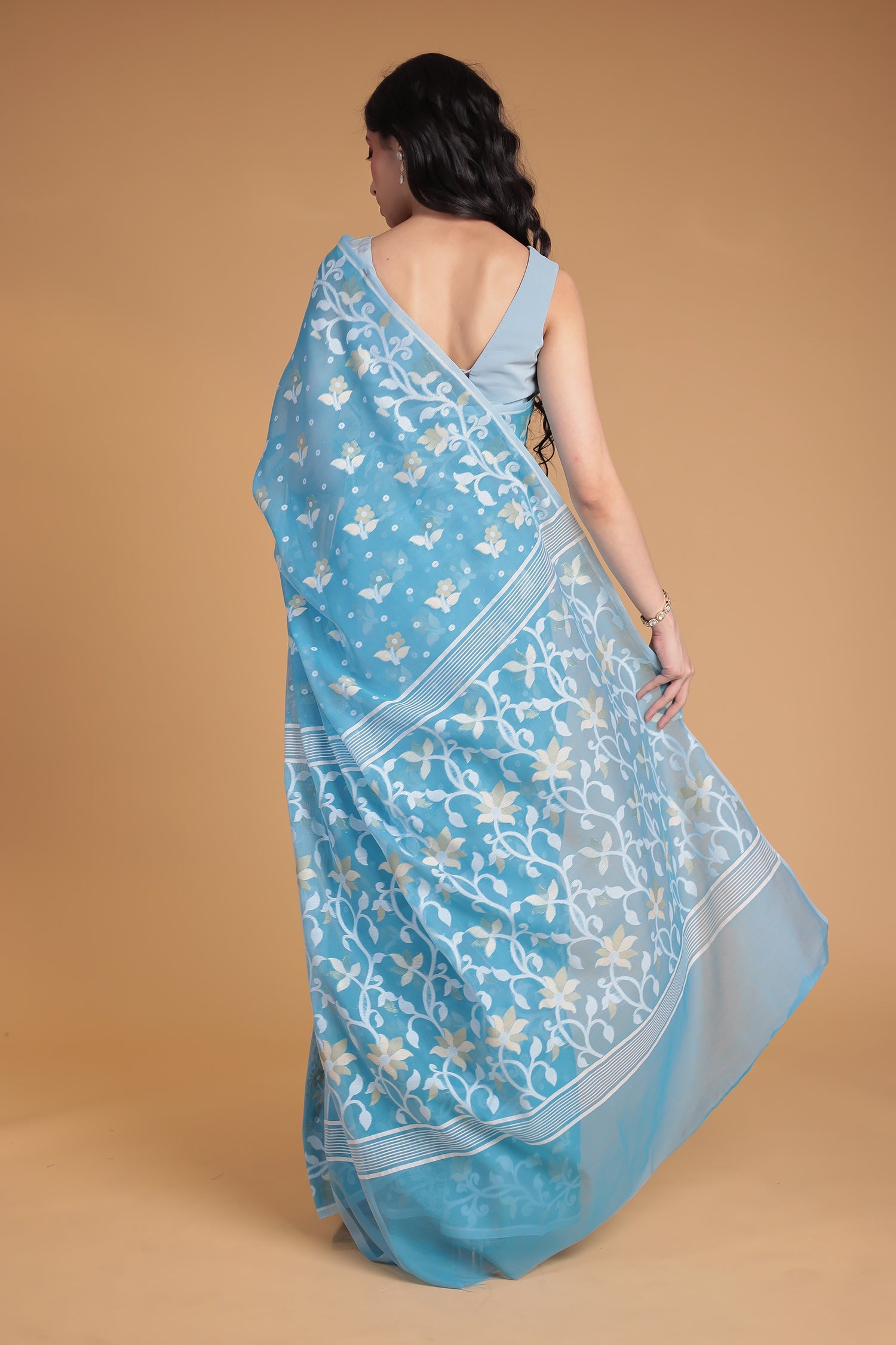 Banarasi Hand Woven Chanderi Cotton Saree