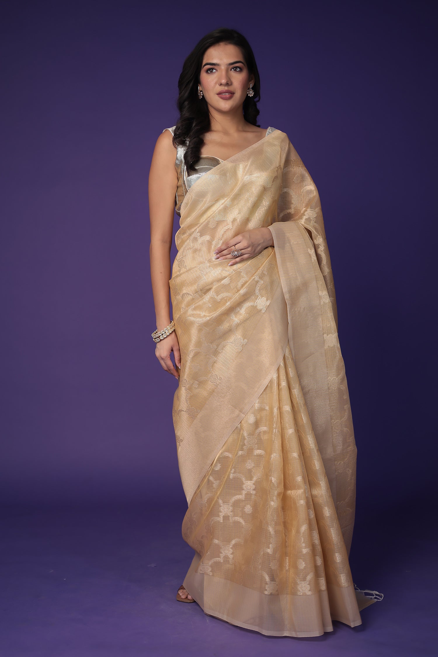 Banarasi Hand Woven Tissue Saree