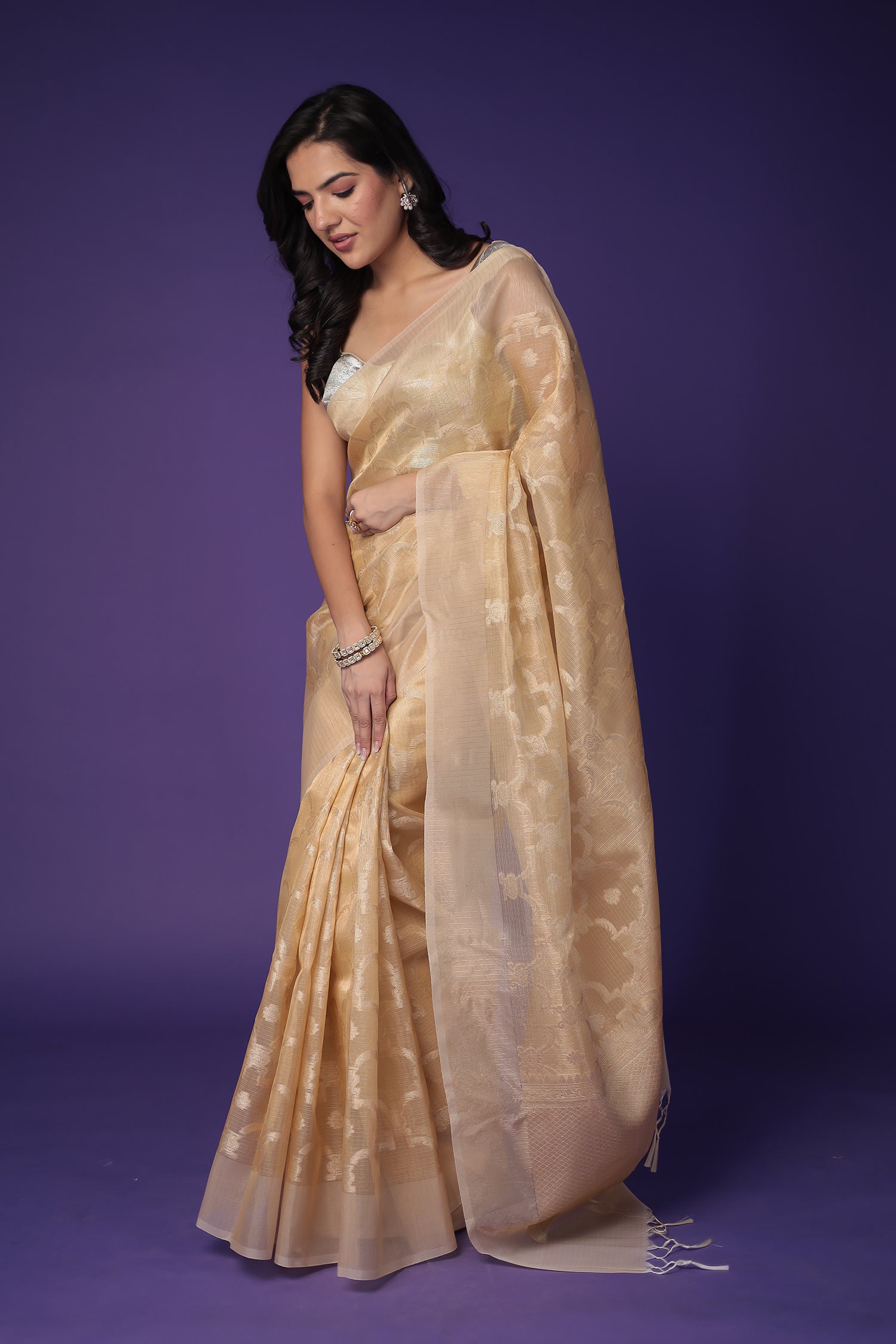 Banarasi Hand Woven Tissue Saree