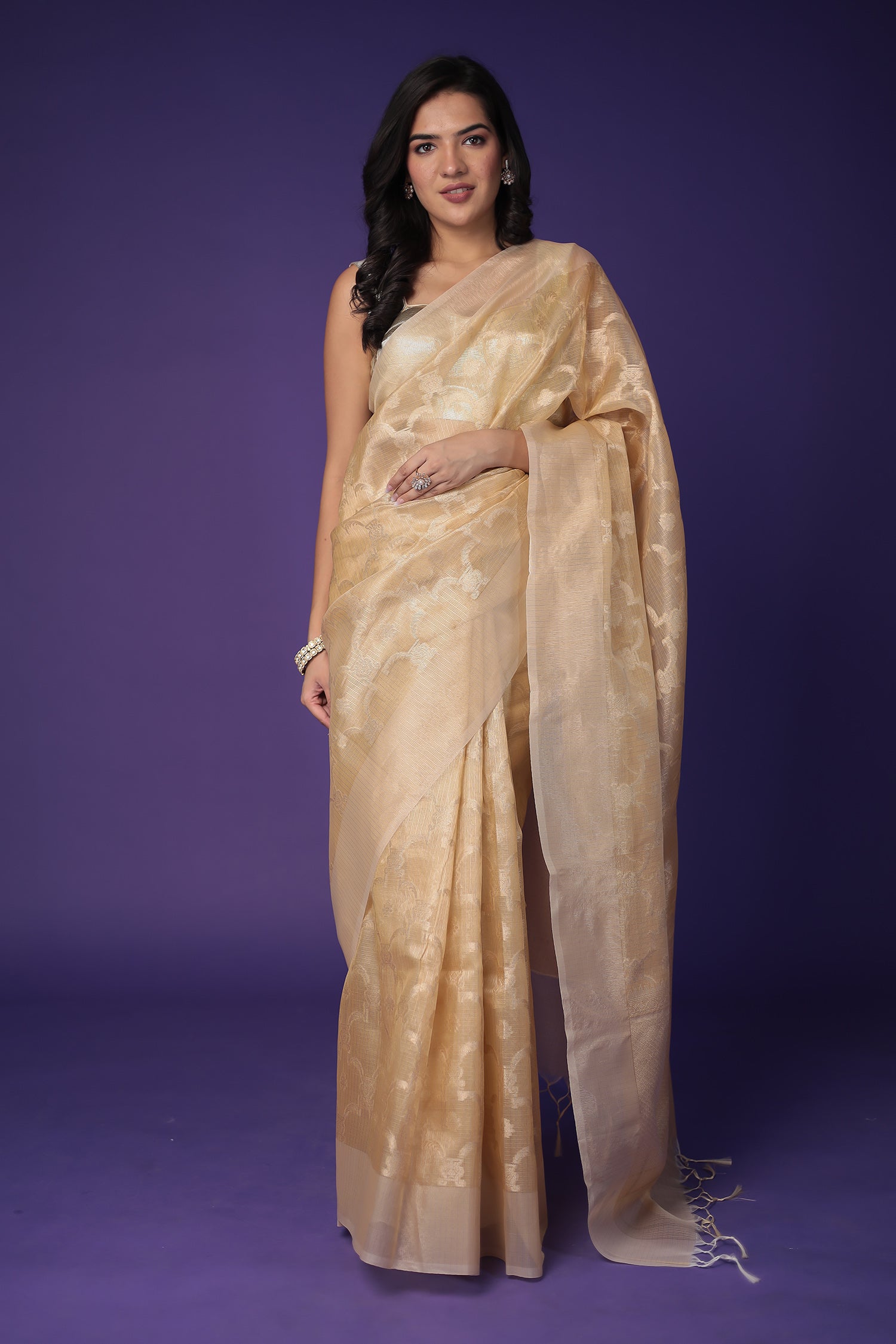 Banarasi Hand Woven Tissue Saree