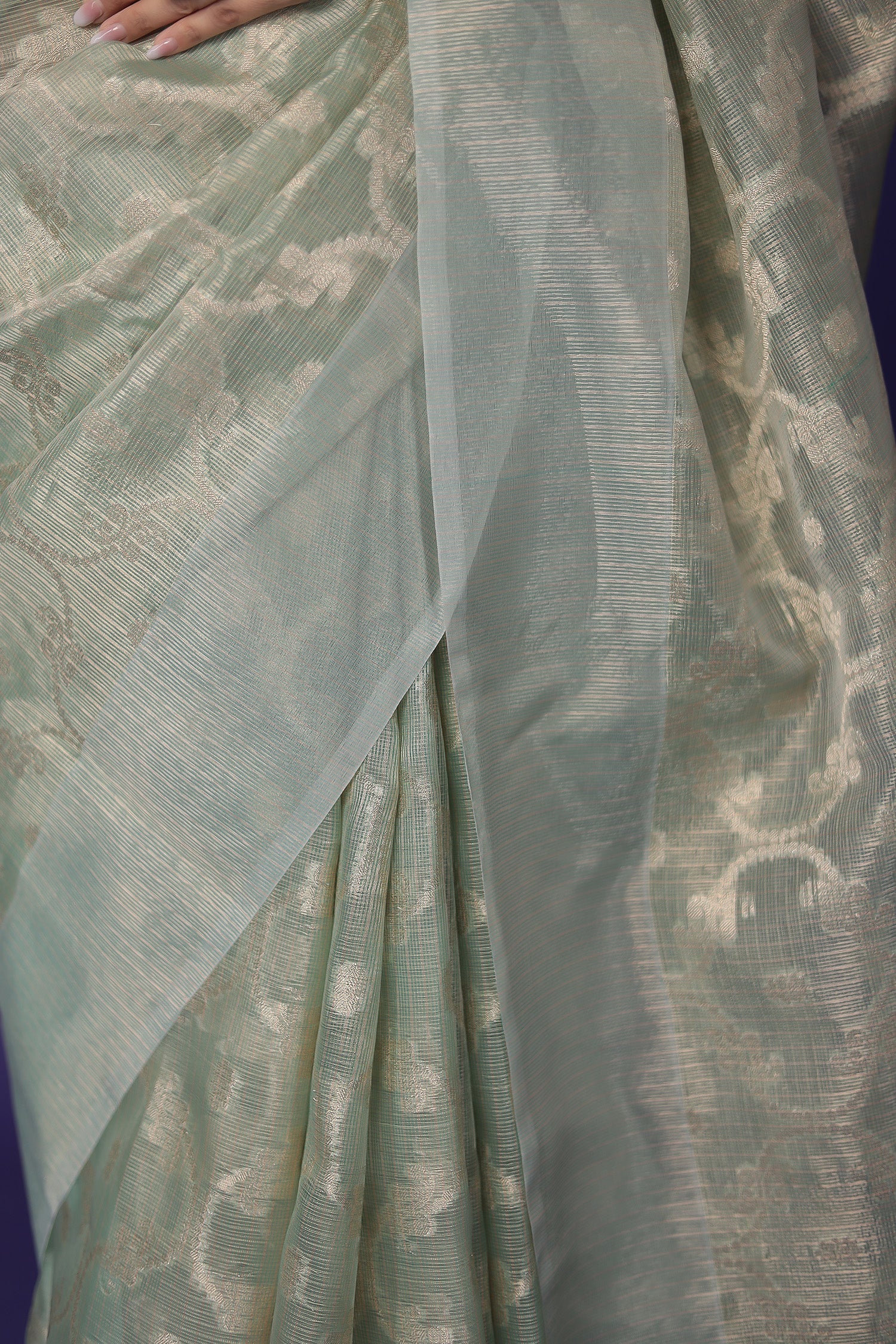 Banarasi Hand Woven Tissue Saree