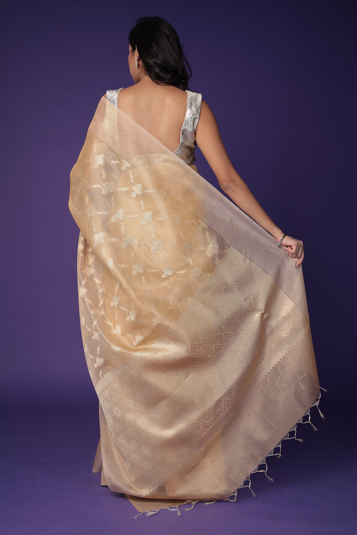 Banarasi Hand Woven Tissue Saree
