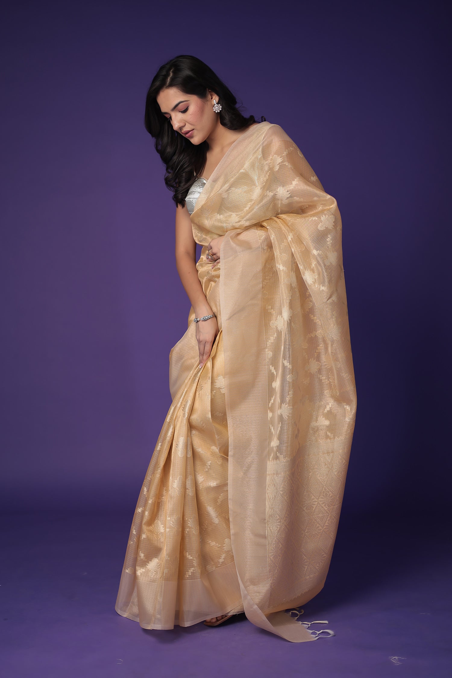 Banarasi Hand Woven Tissue Saree