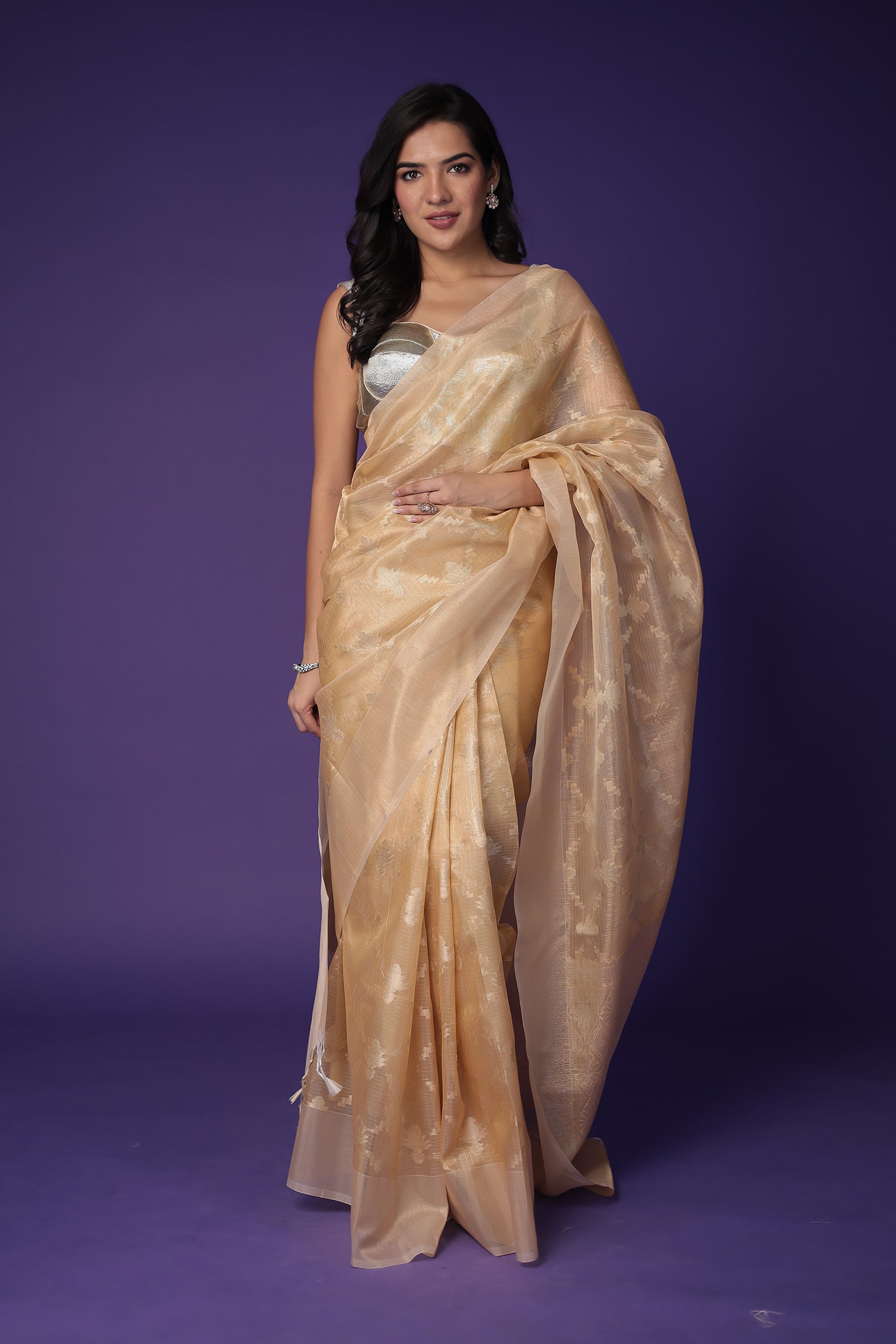 Banarasi Hand Woven Tissue Saree