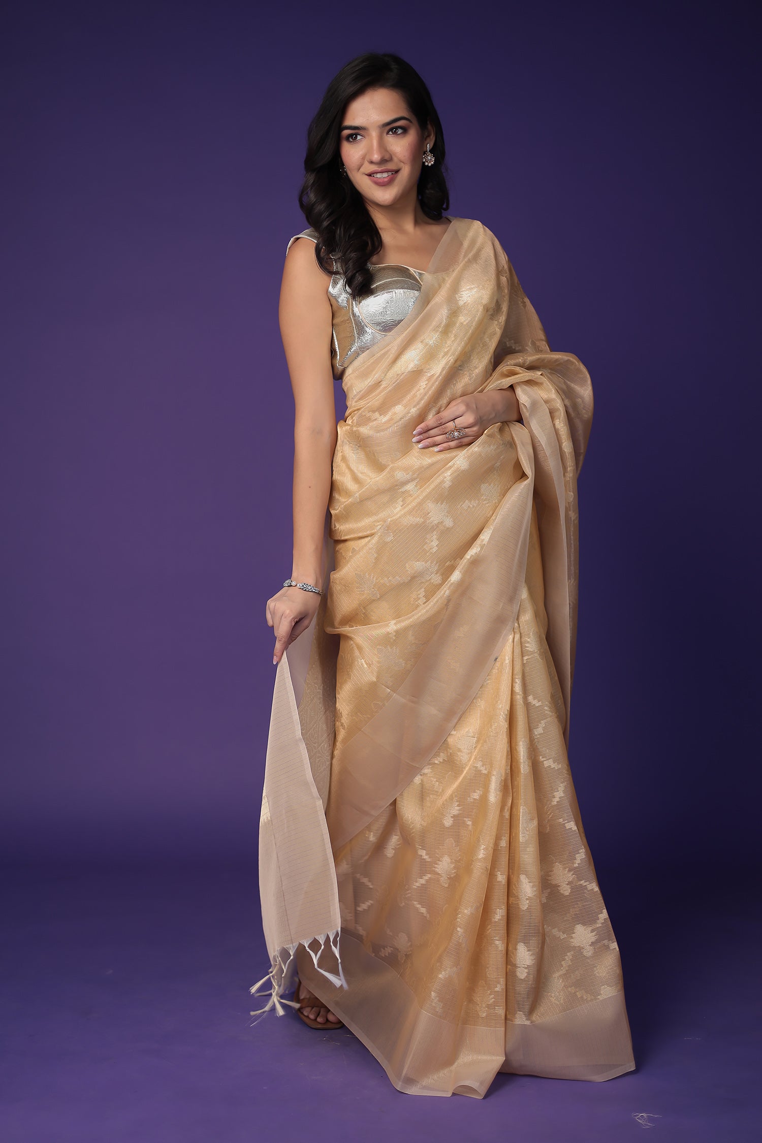 Banarasi Hand Woven Tissue Saree