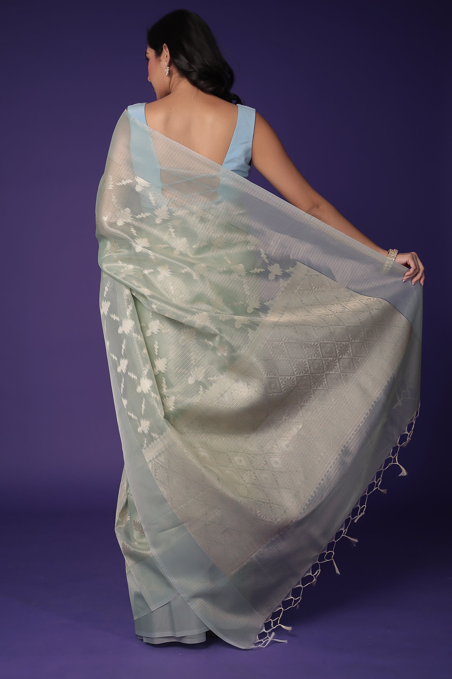 Banarasi Hand Woven Tissue Saree