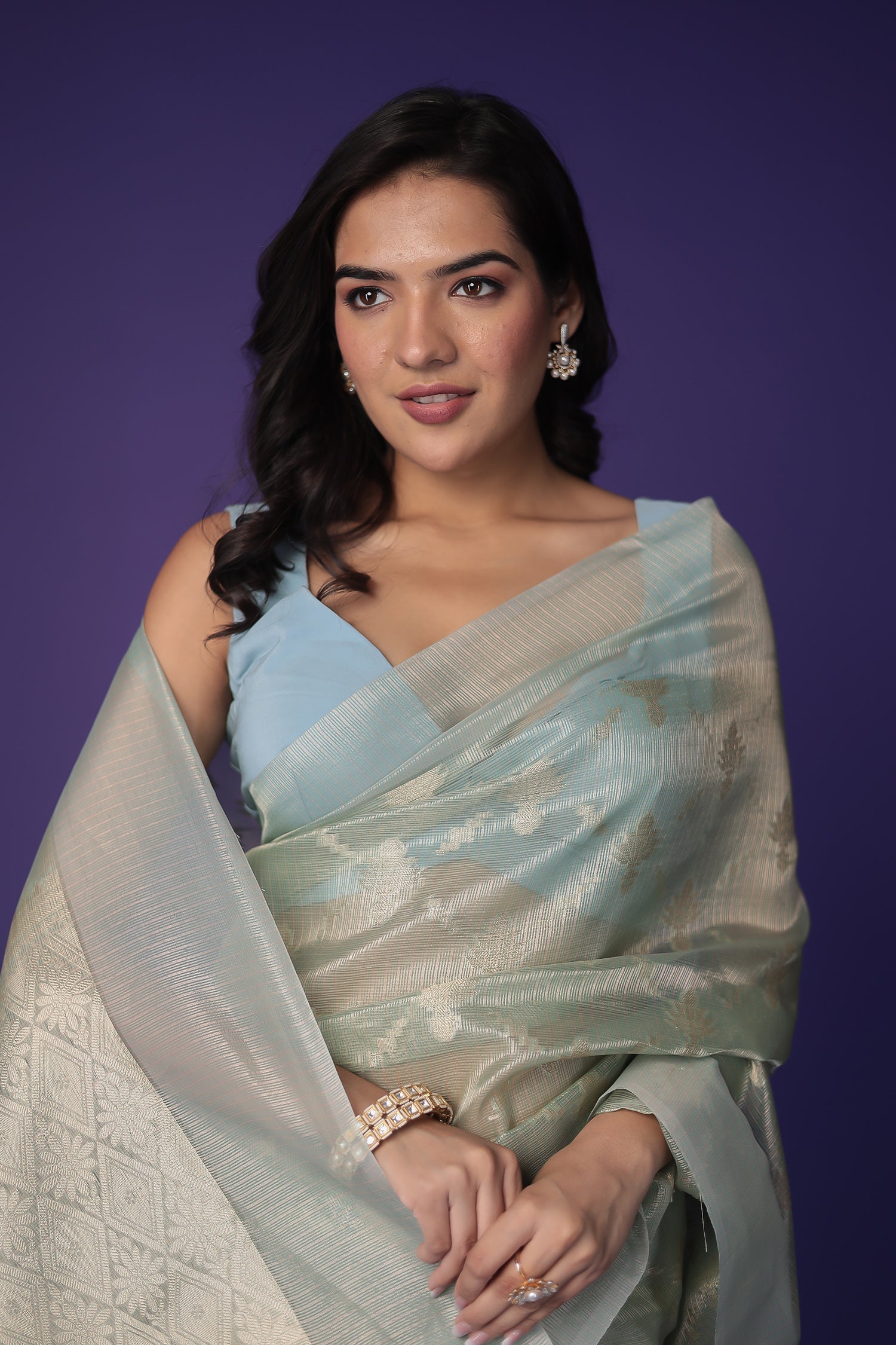 Banarasi Hand Woven Tissue Saree