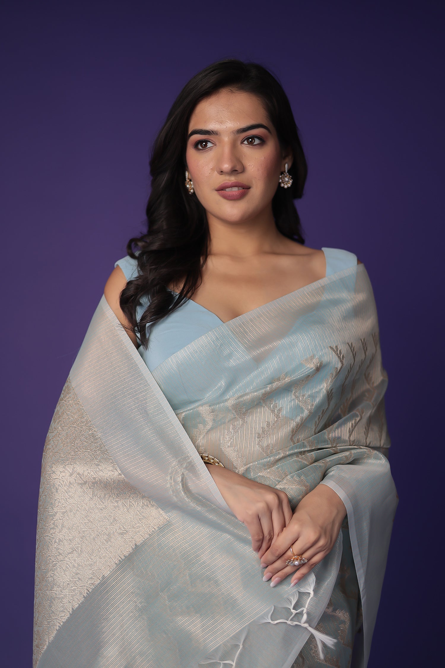 Banarasi Hand Woven Tissue Saree