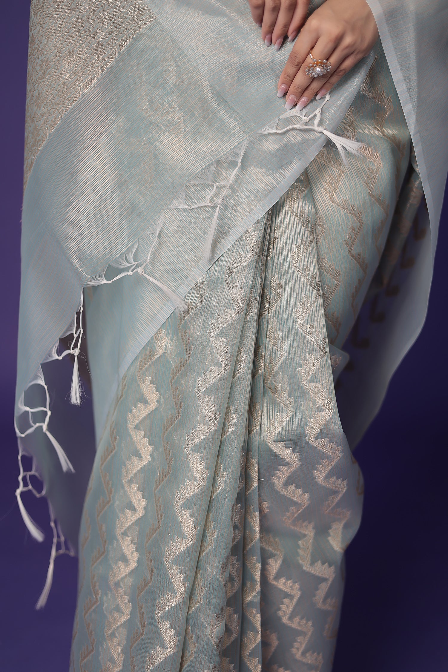 Banarasi Hand Woven Tissue Saree