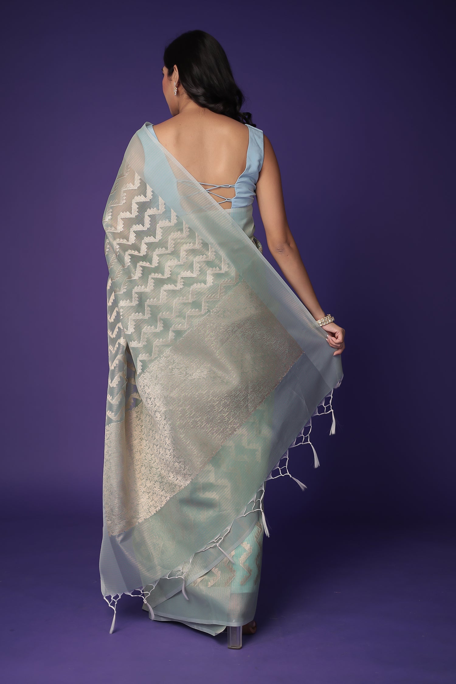 Banarasi Hand Woven Tissue Saree