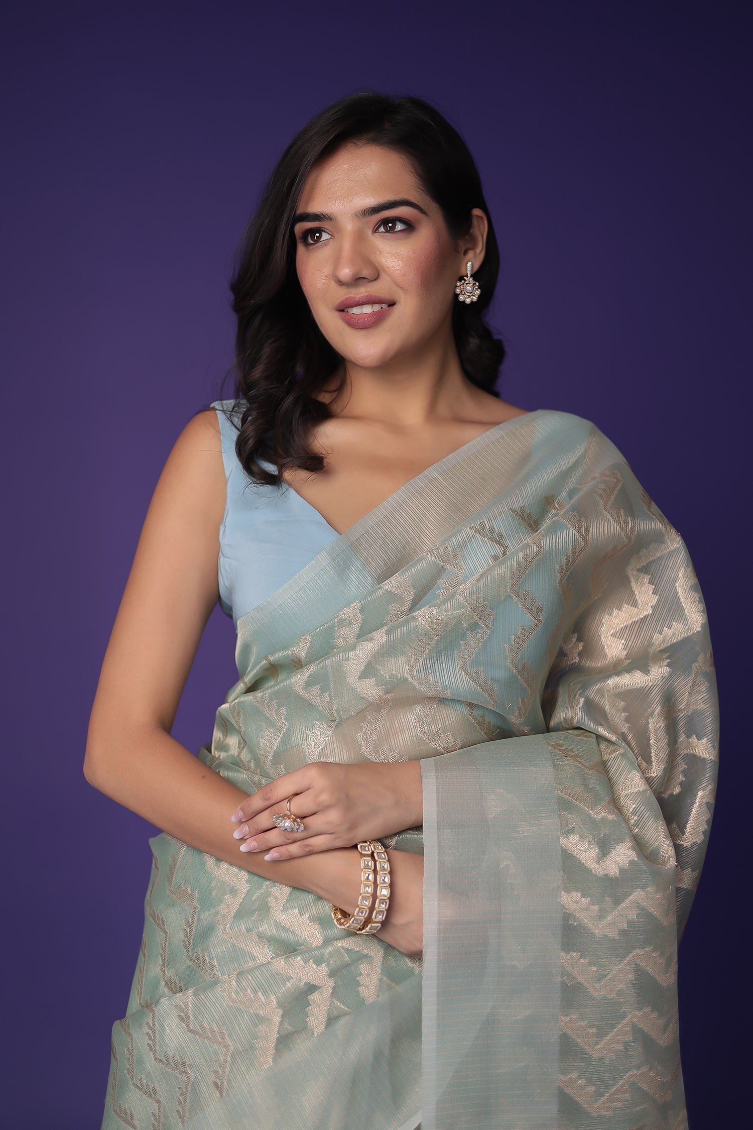 Banarasi Hand Woven Tissue Saree