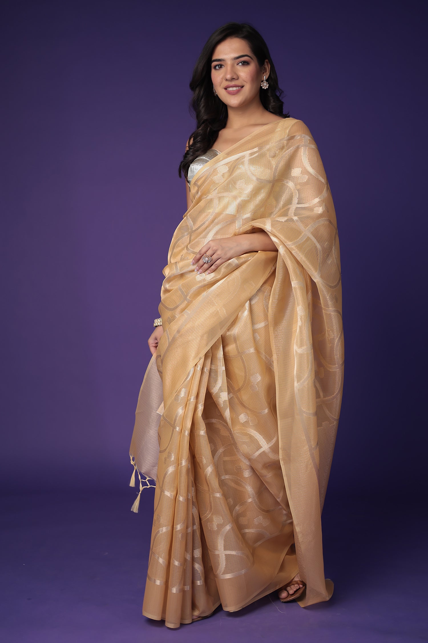 Banarasi Hand Woven Tissue Saree