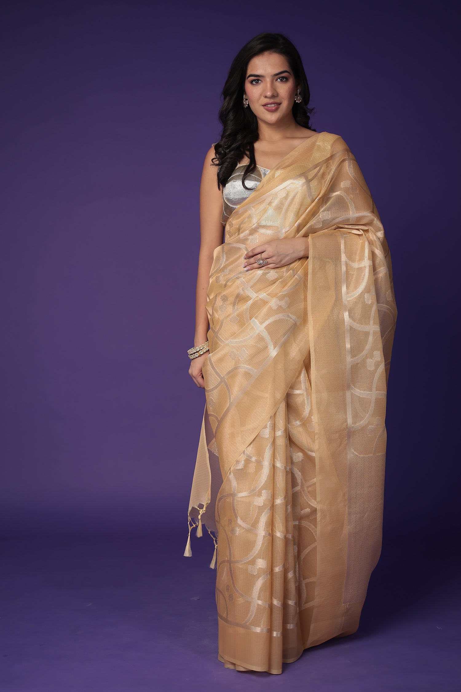 Banarasi Hand Woven Tissue Saree
