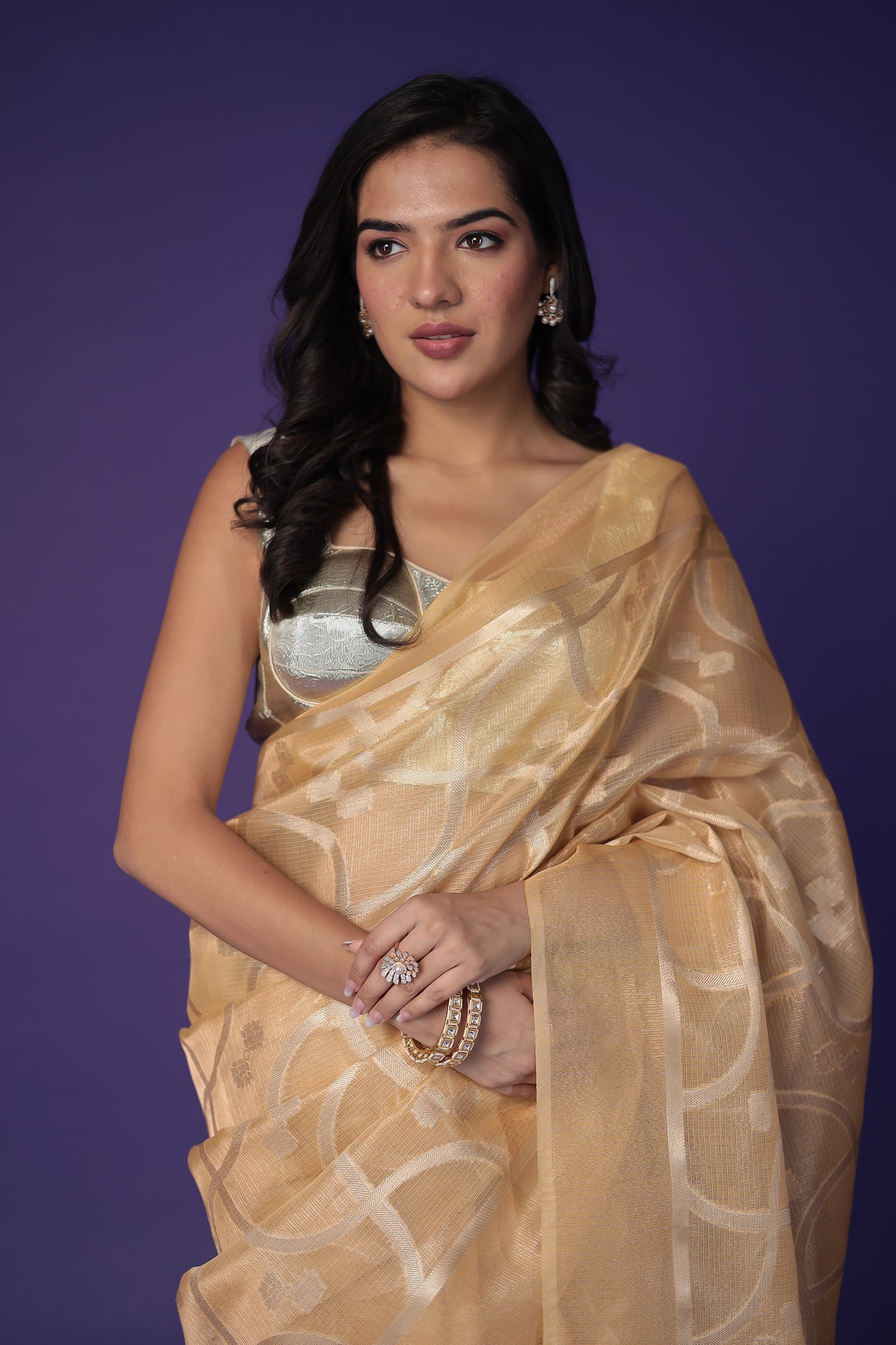 Banarasi Hand Woven Tissue Saree