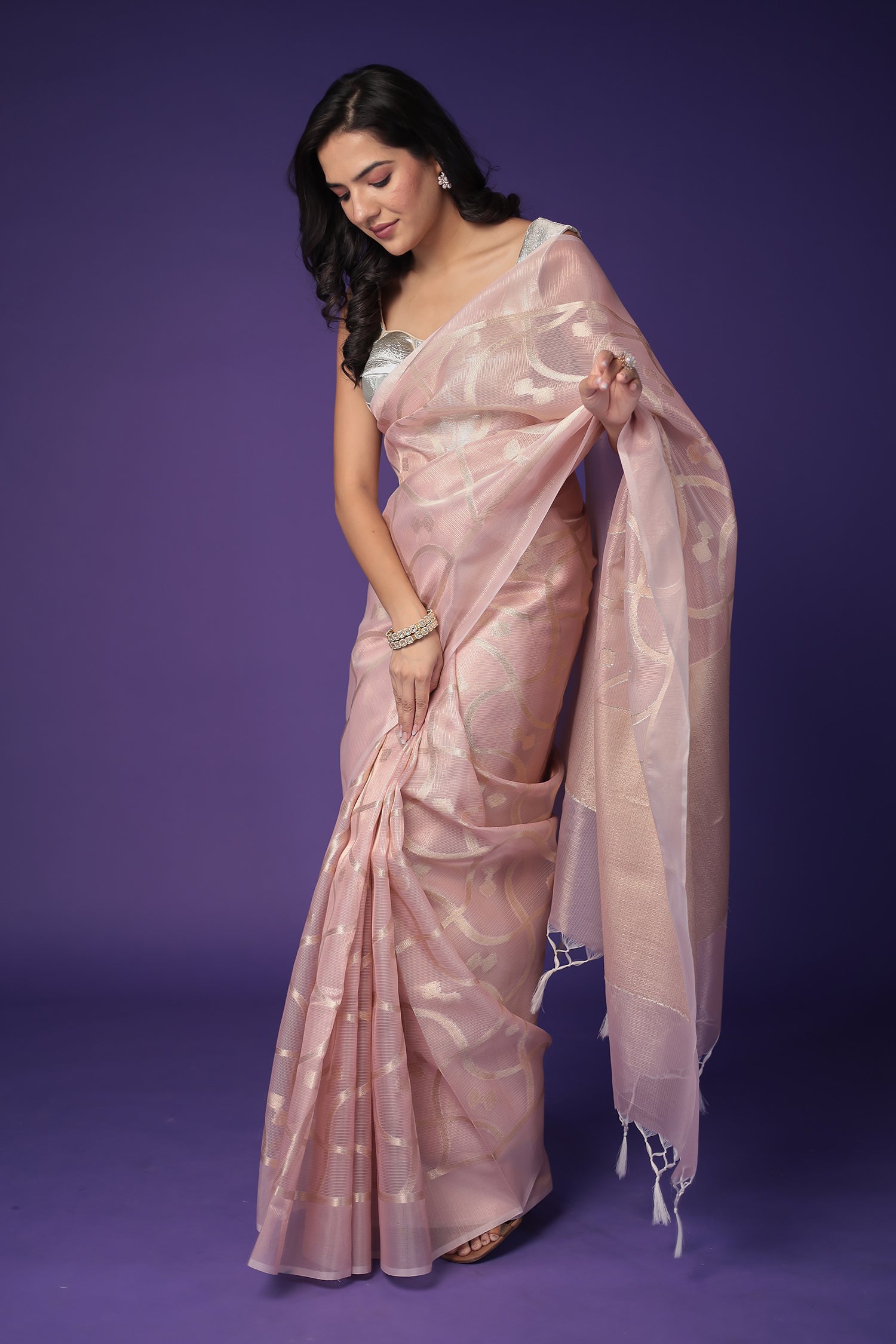 Banarasi Hand Woven Tissue Saree