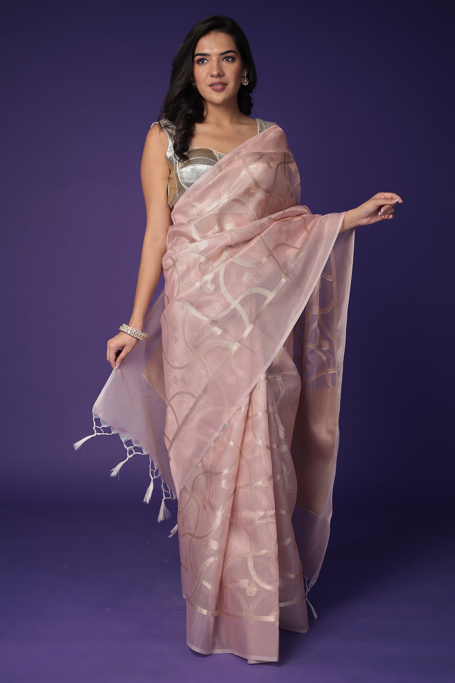 Banarasi Hand Woven Tissue Saree