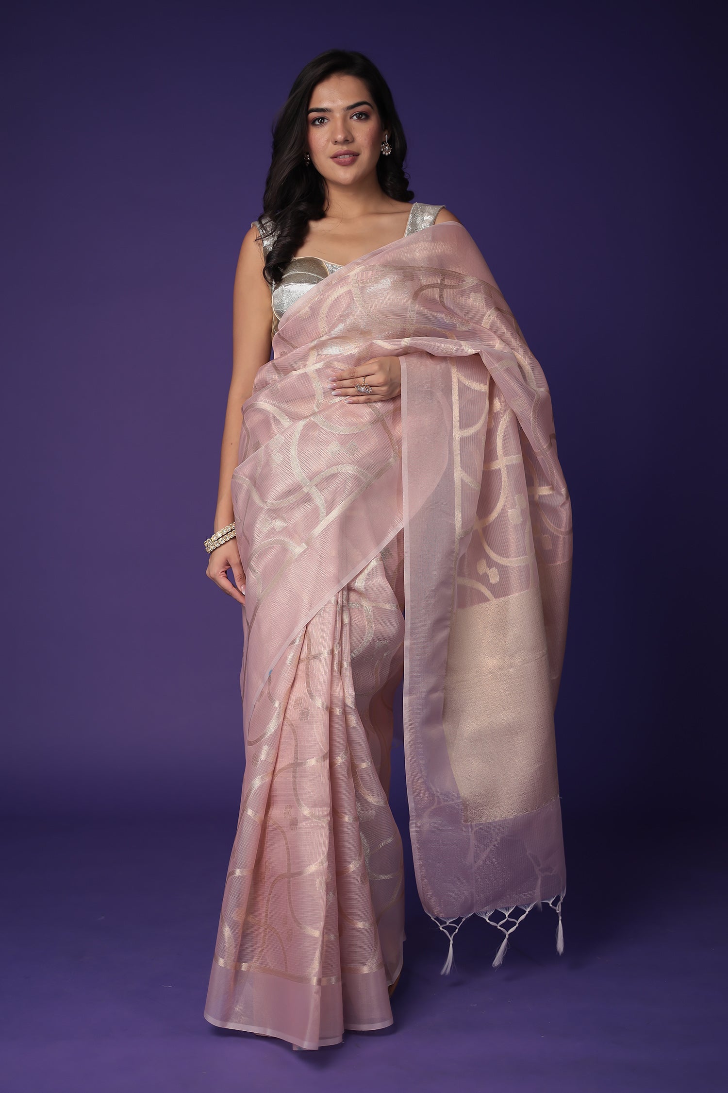 Banarasi Hand Woven Tissue Saree